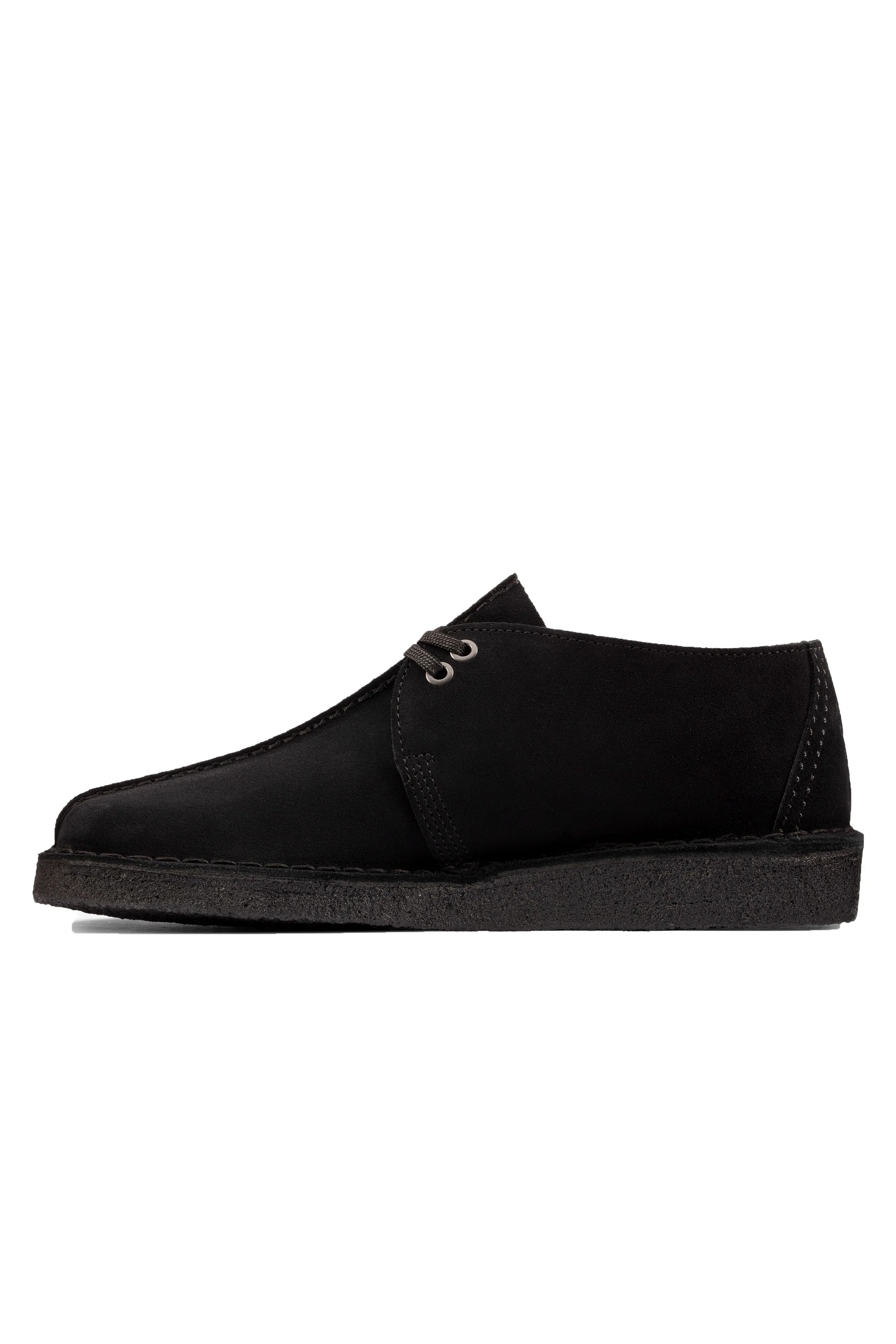 Clarks Originals Desert Trek Casual Shoe Black Suede - Image 3