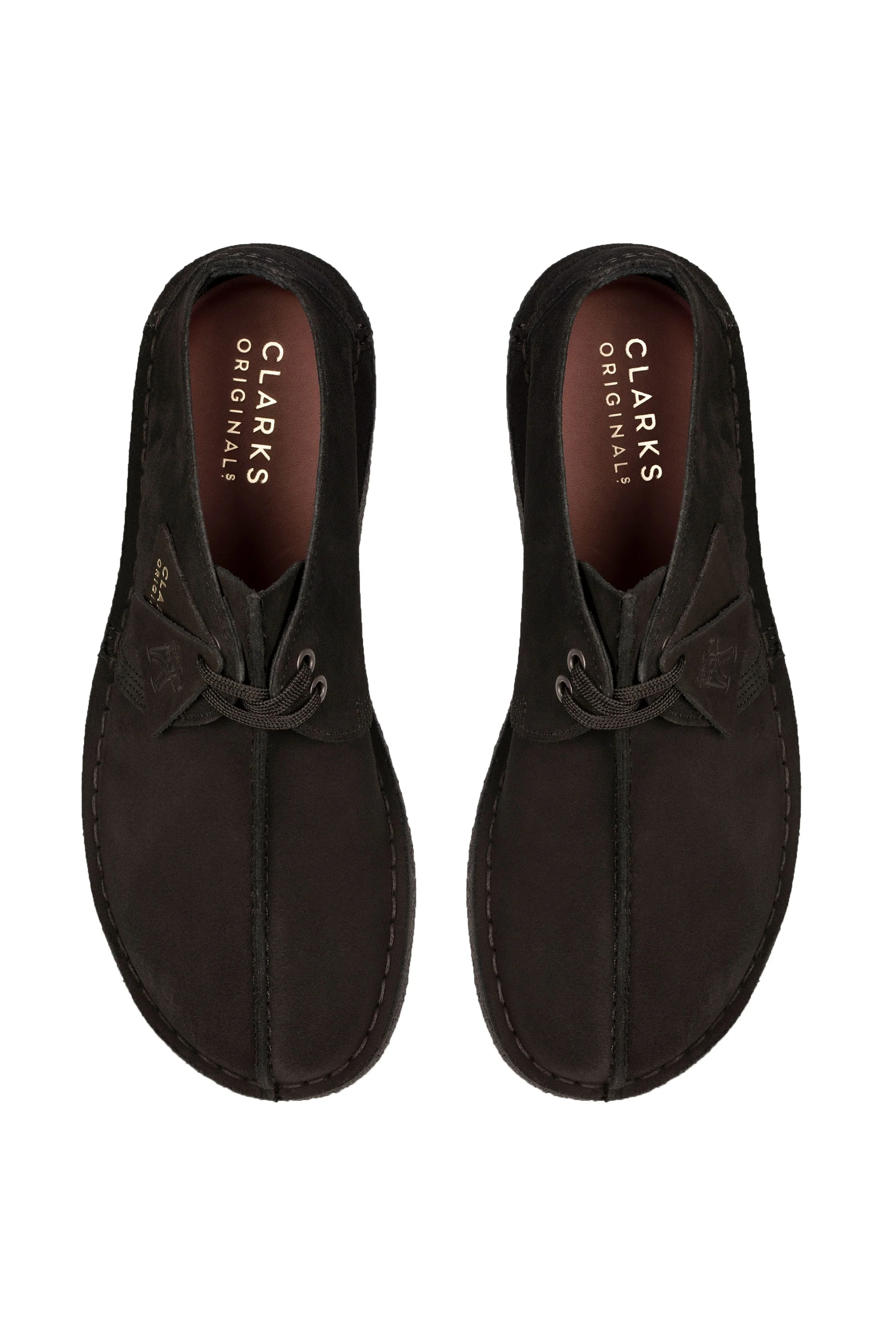 Clarks Originals Desert Trek Casual Shoe Black Suede - Image 6