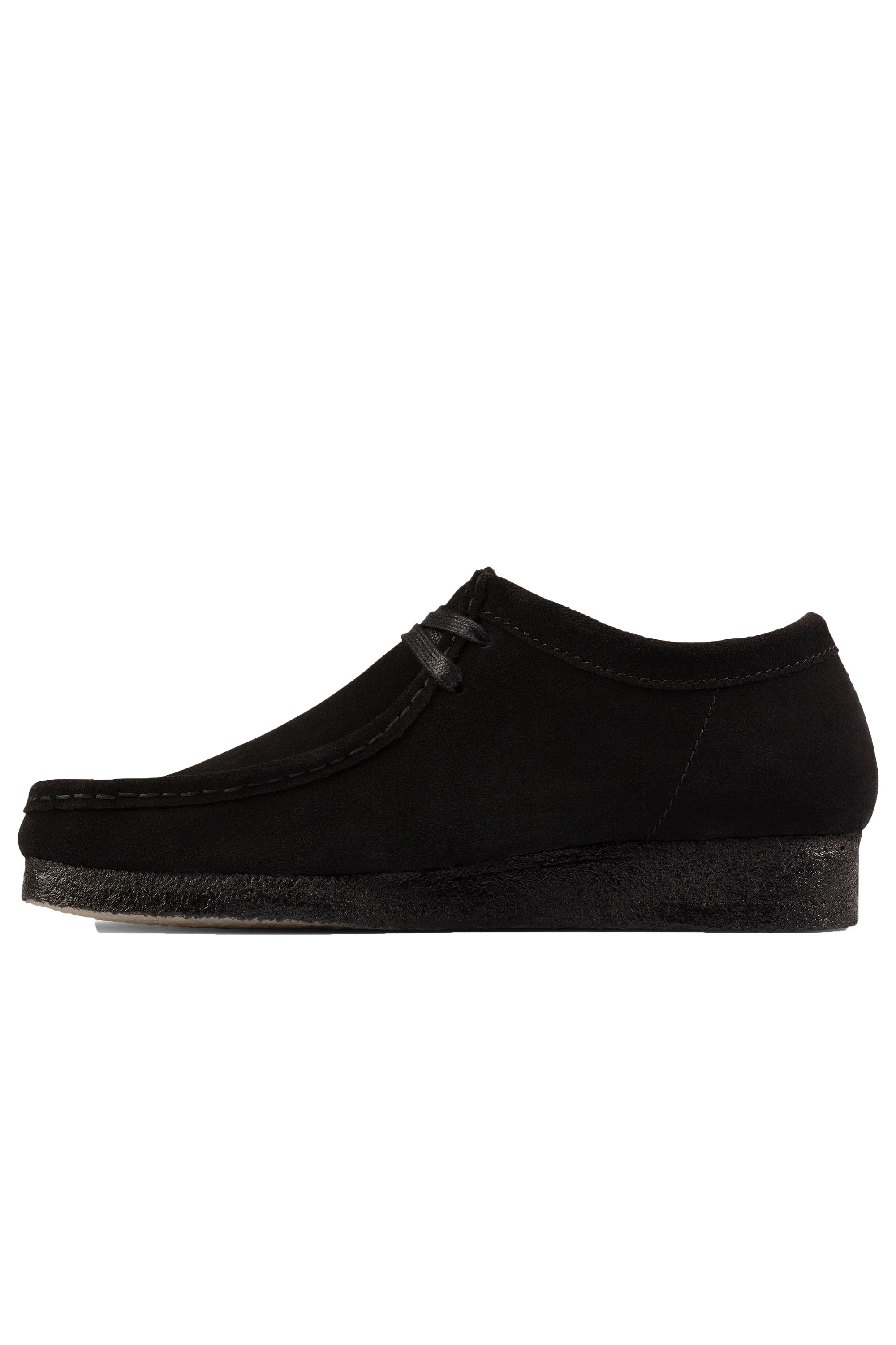Clarks Originals Wallabee Shoe Black Suede - Image 3