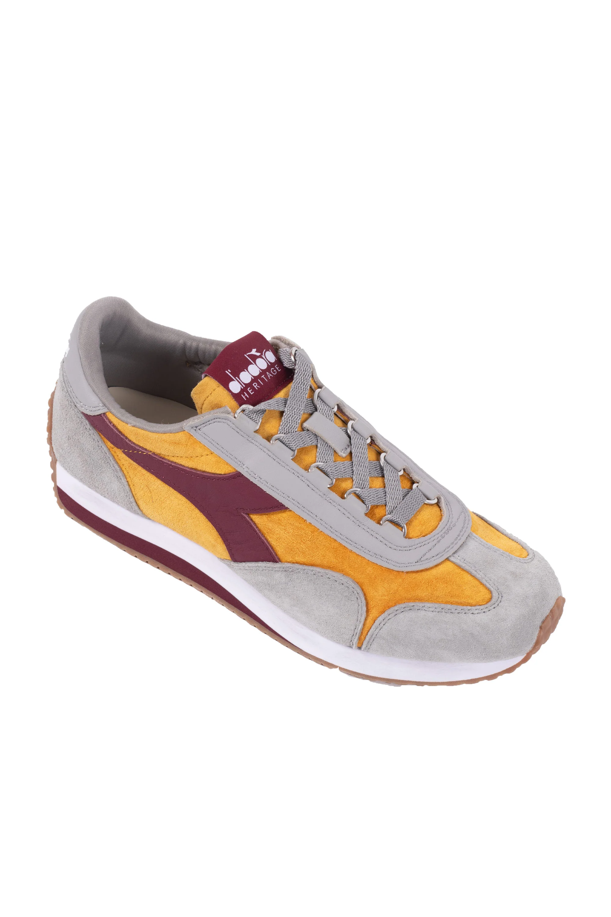 Diadora Heritage Equipe 75 SW Trainer Yellow Freesia - Image 2