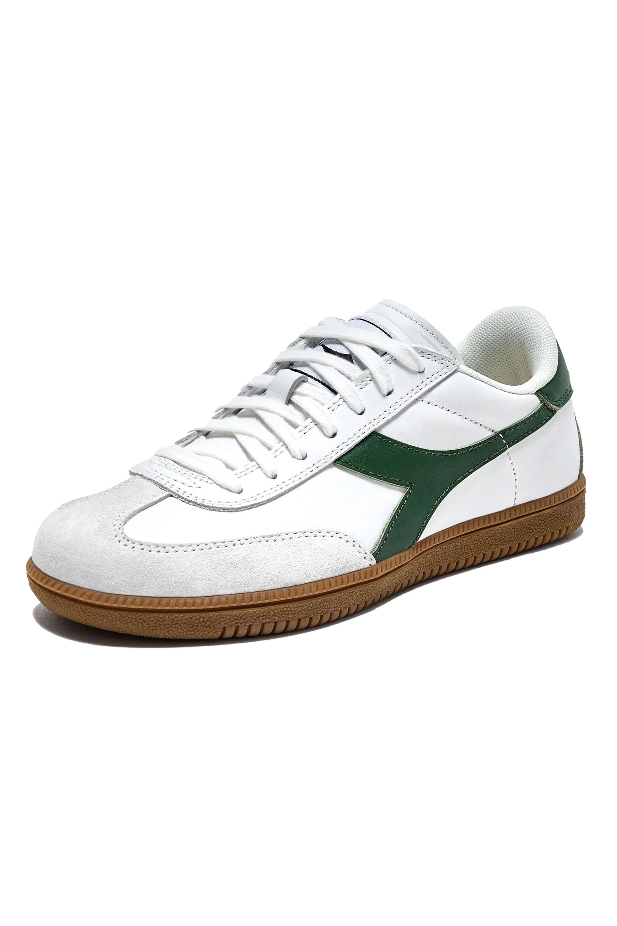 Diadora Trainer White/Foliage Green - Image 3