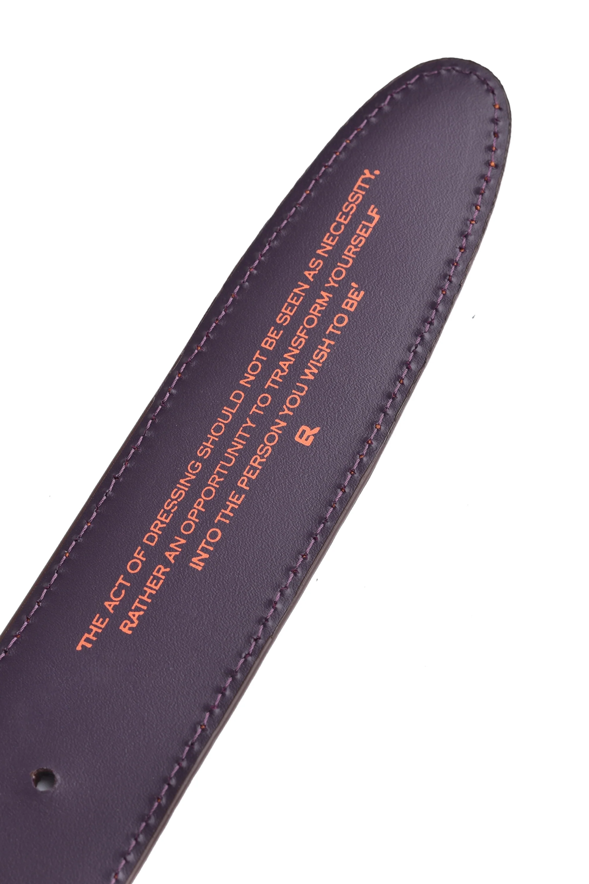 Elliot Rhodes Coco Jenny Leather Belt Creme Brulee - Image 4