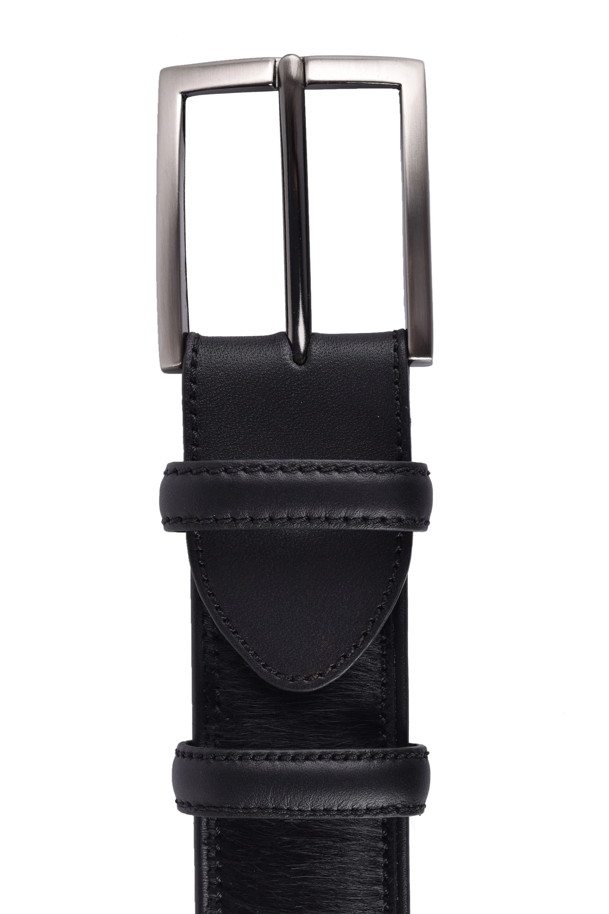 Elliot Rhodes Horsy Leather Belt Black - Image 2