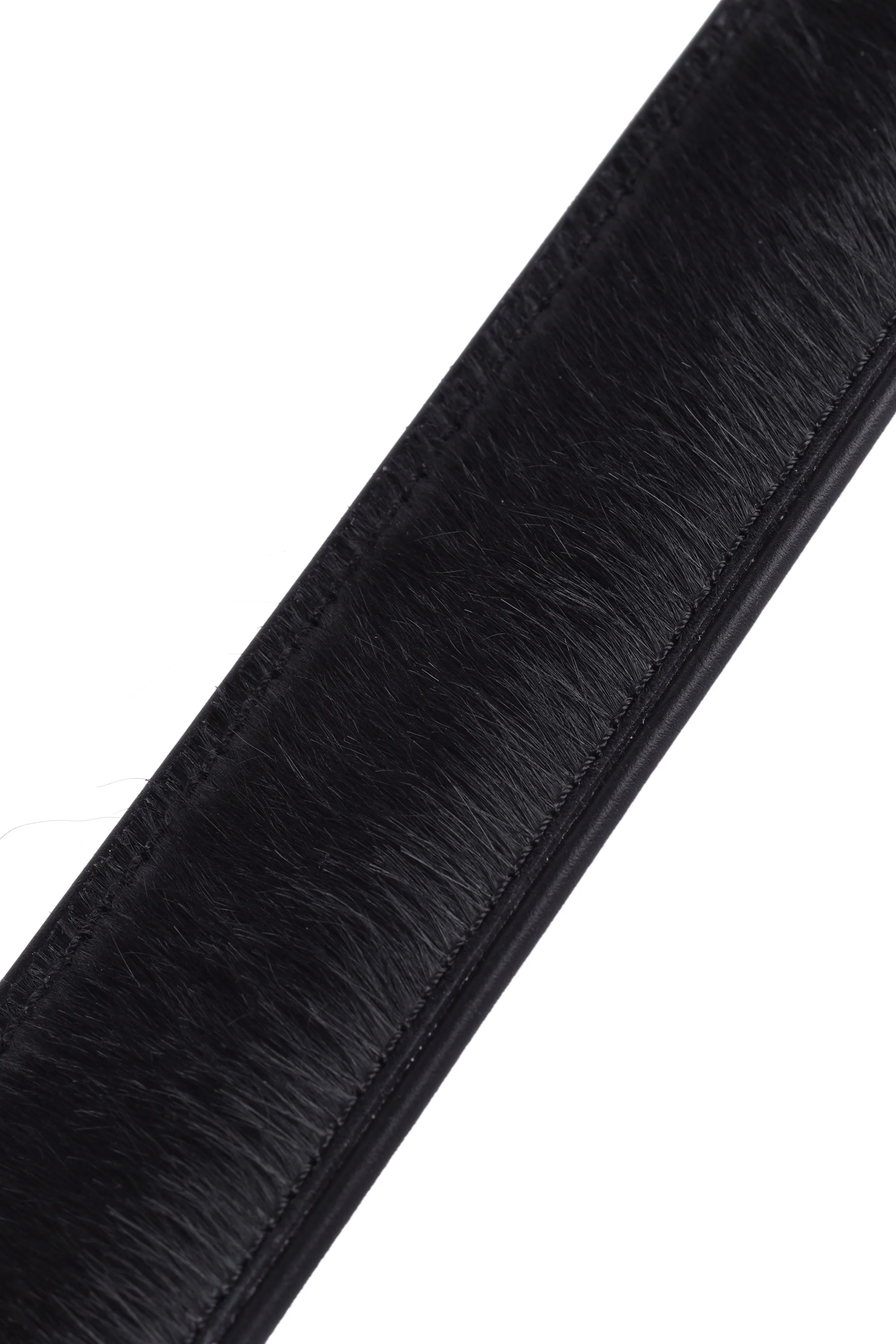 Elliot Rhodes Horsy Leather Belt Black - Image 3