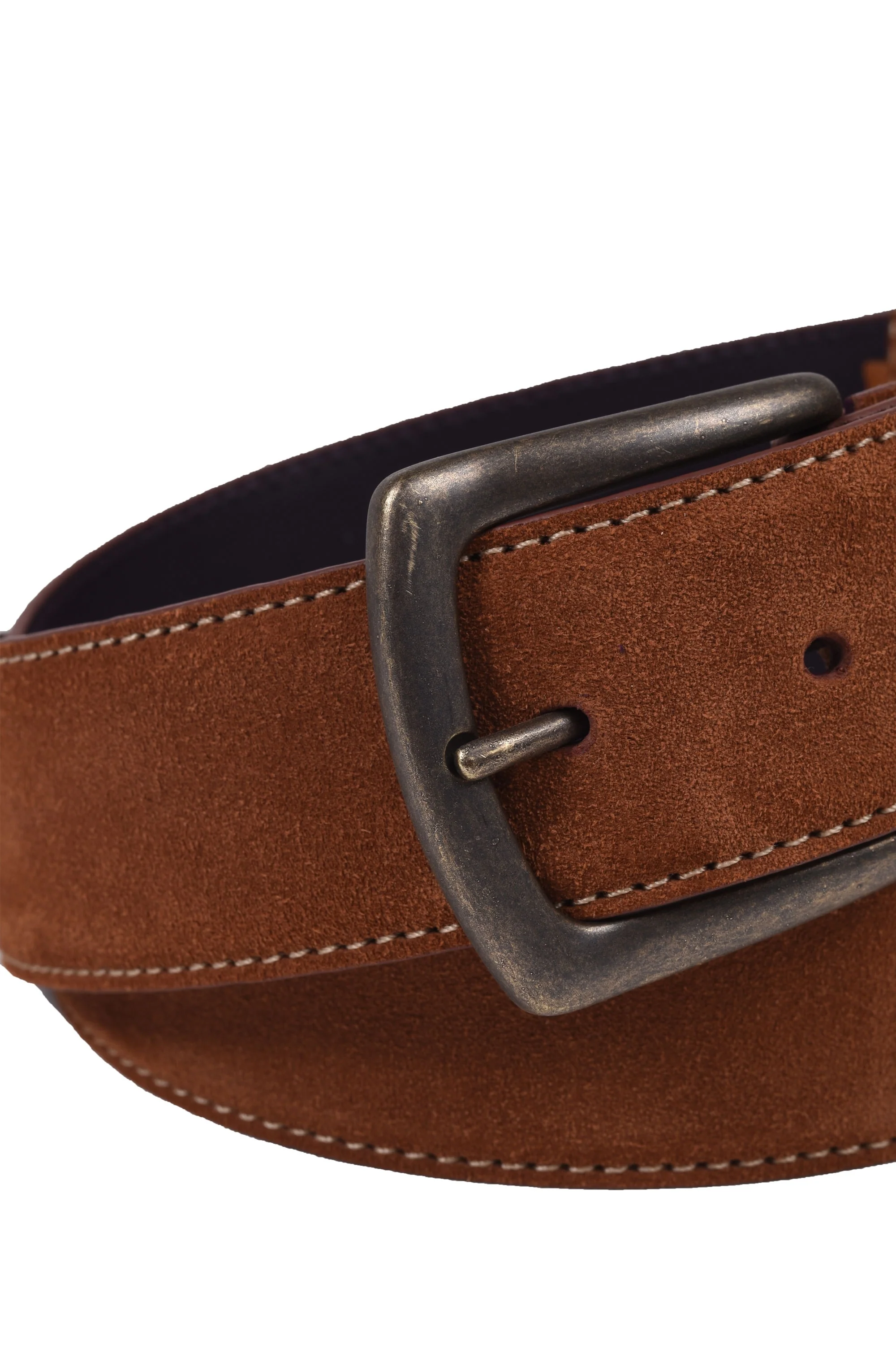 Elliot Rhodes Tan Suede Belt Tan - Image 2