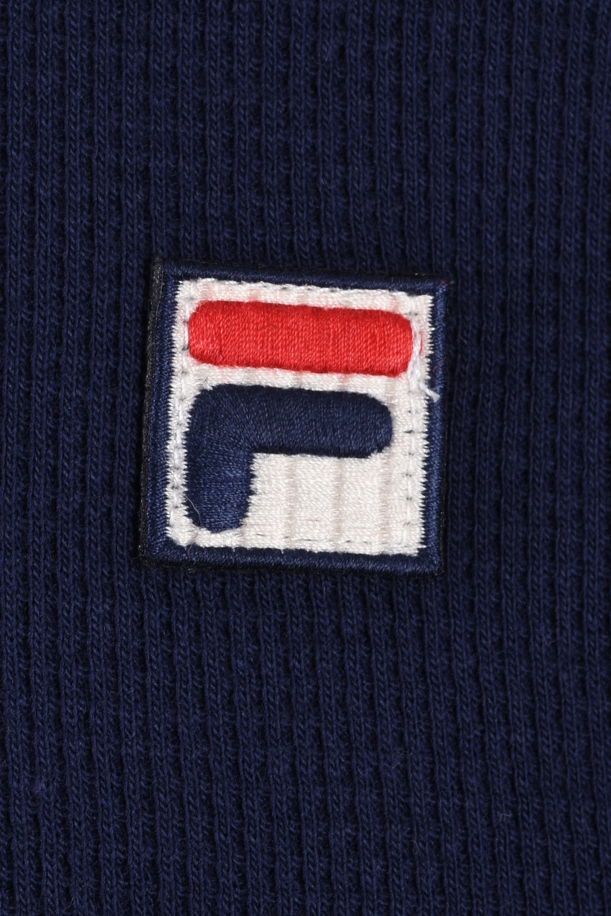 Fila Benjamin Zip Polo Navy - Image 3