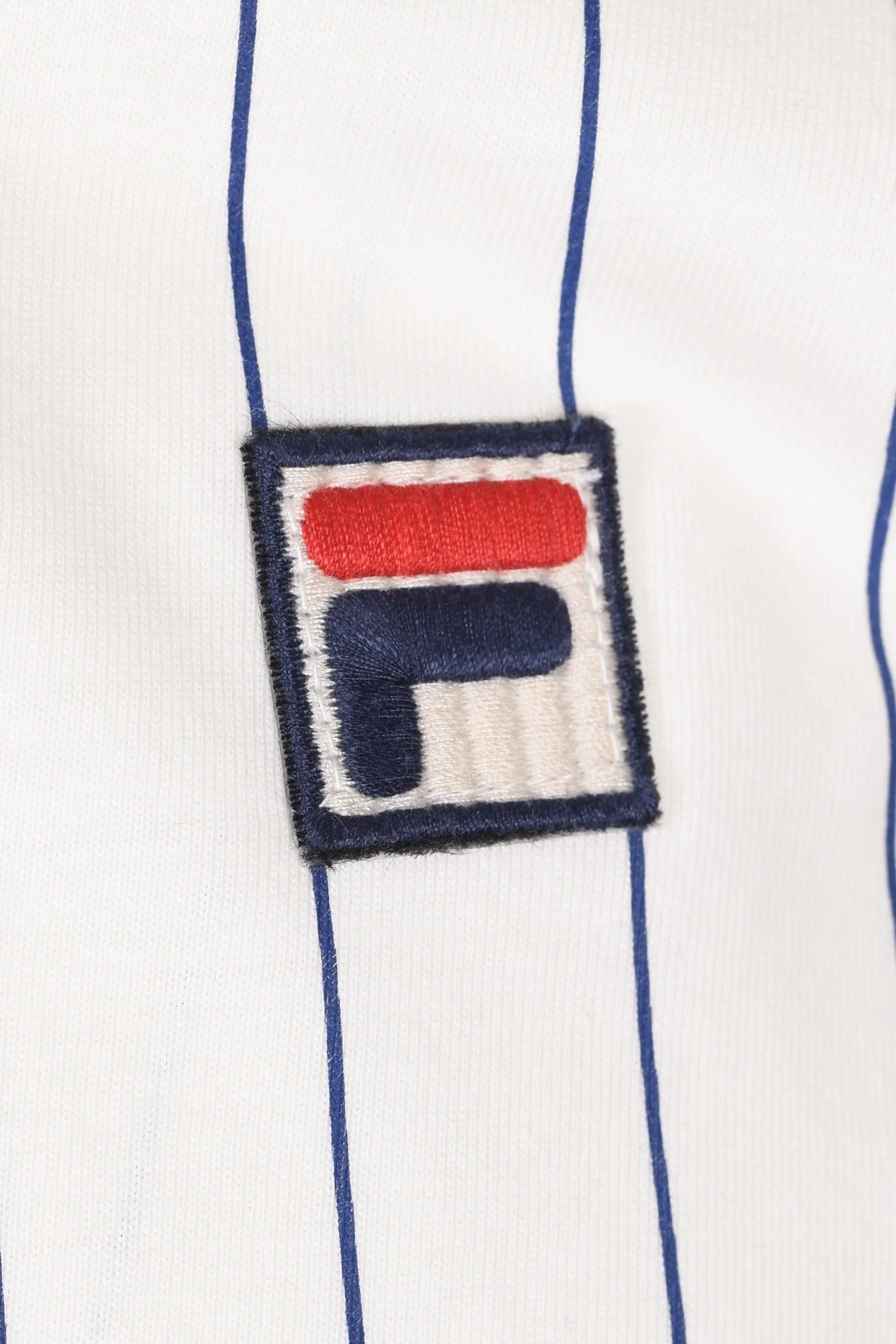 Fila Vintage BB1 Classic Stripe Polo Gardenia/Navy/Red - Image 3
