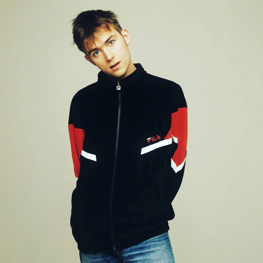 Fila Vintage Albarn Track Jacket Navy/White/Red - Image 2