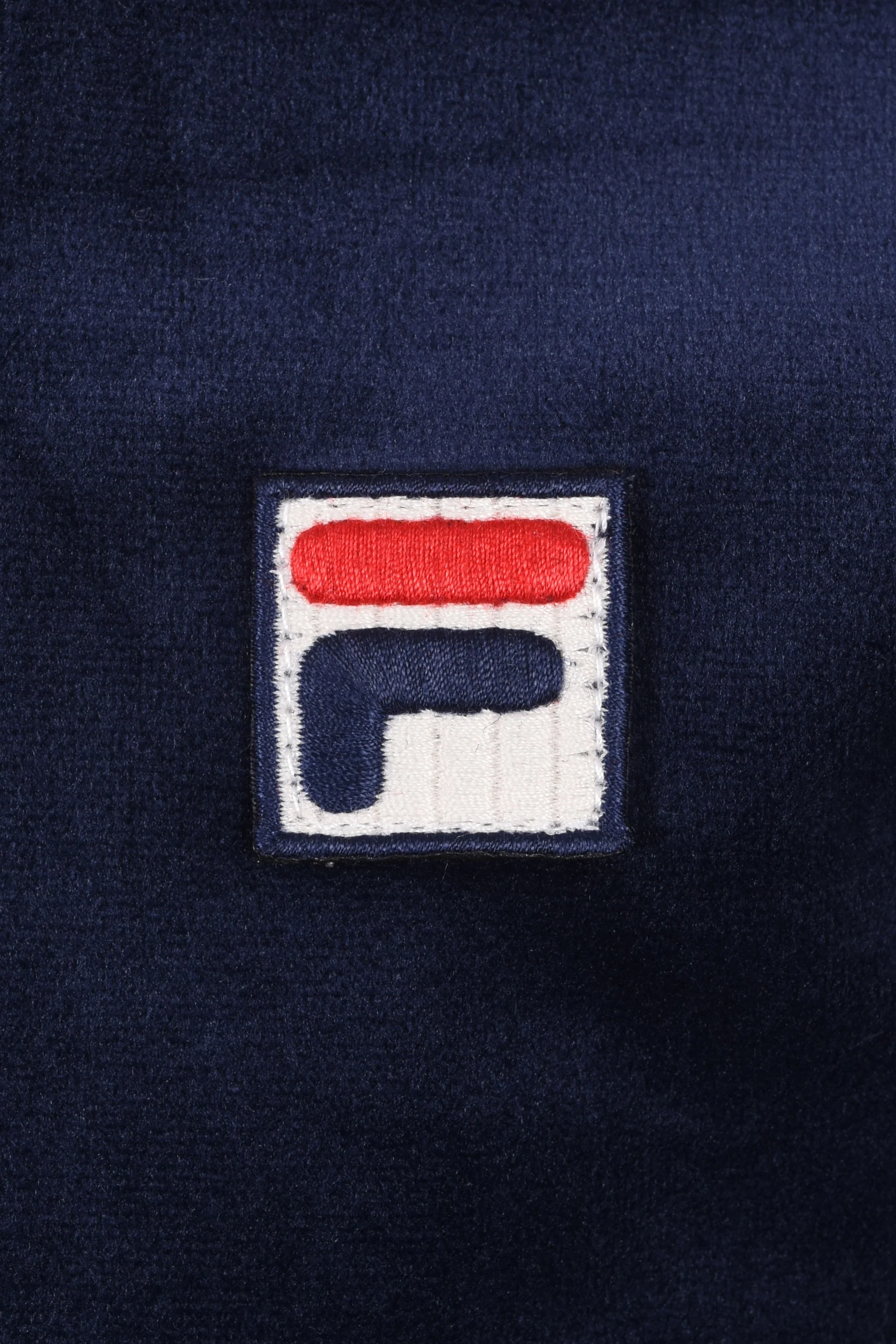 FILA BASILIO TIPPED VELOUR T-SHIRT FILA NAVY/GARDENIA - Image 3