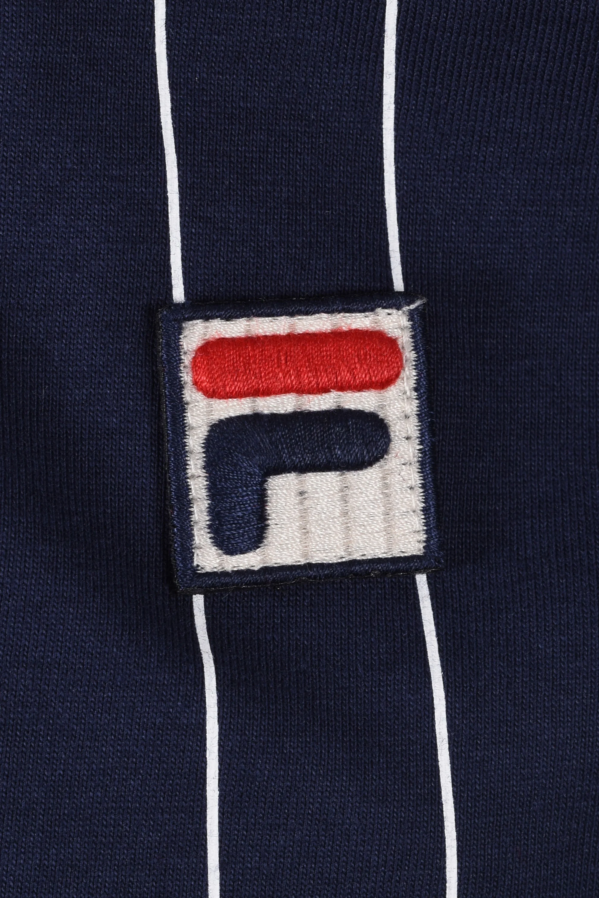 Fila BB1 Classic Vintage Striped Polo Fila Navy/Fila Red - Image 3