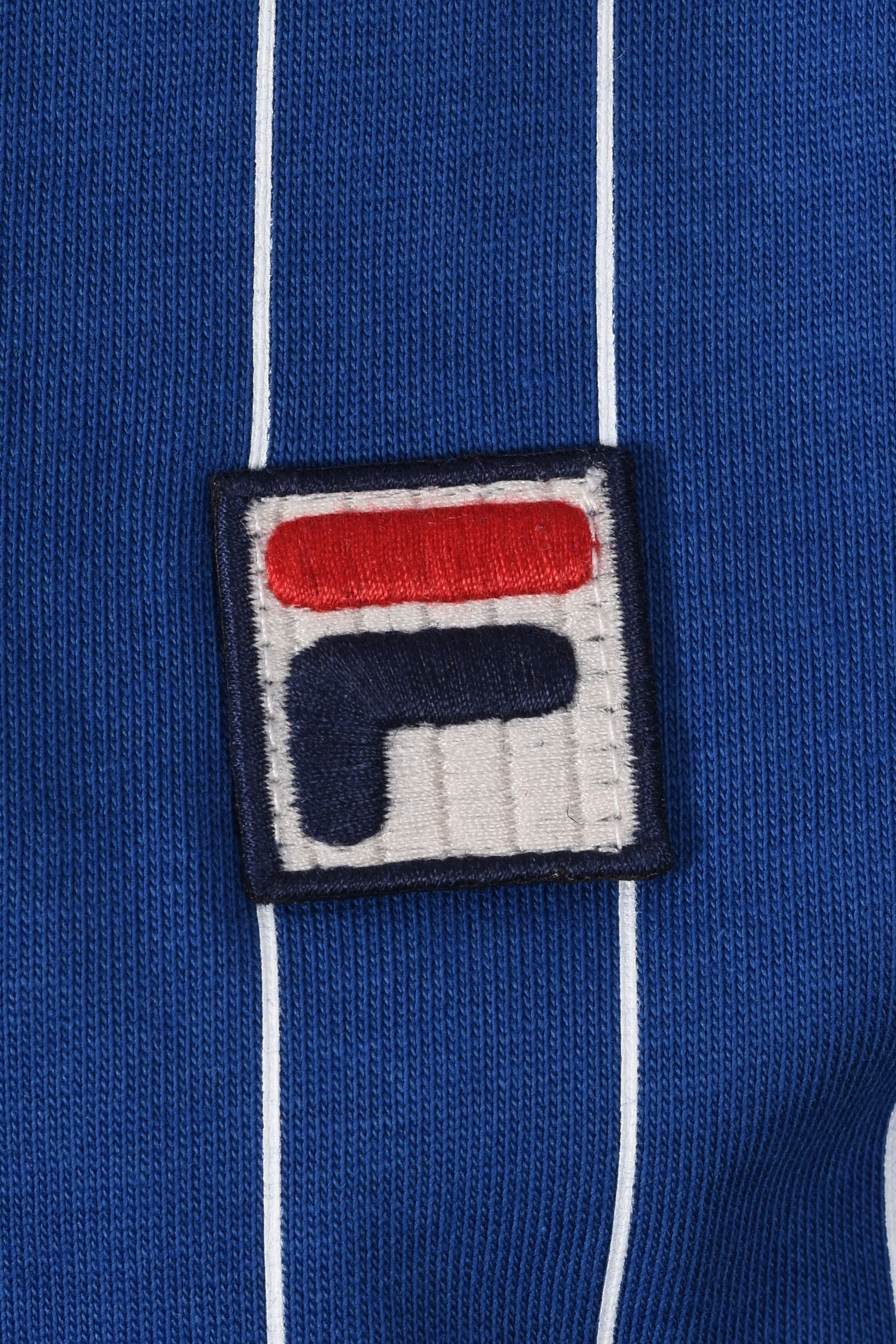 FILA BB1 VINTAGE STRIPED POLO LIMOGES/WHITE/NAVY - Image 3