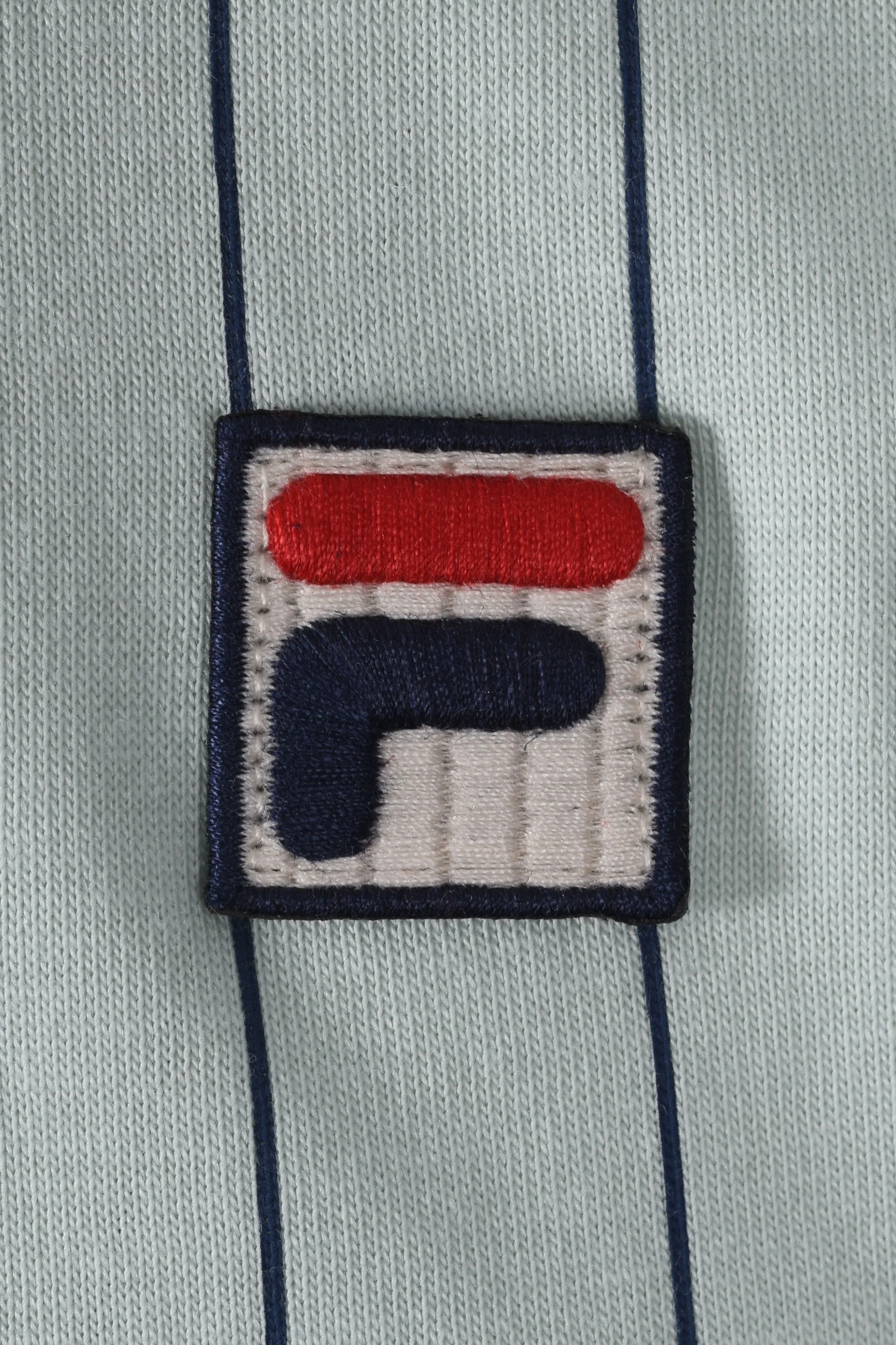 FILA BB1 VINTAGE STRIPED POLO SURF SPRAY/NAVY/WHITE - Image 3
