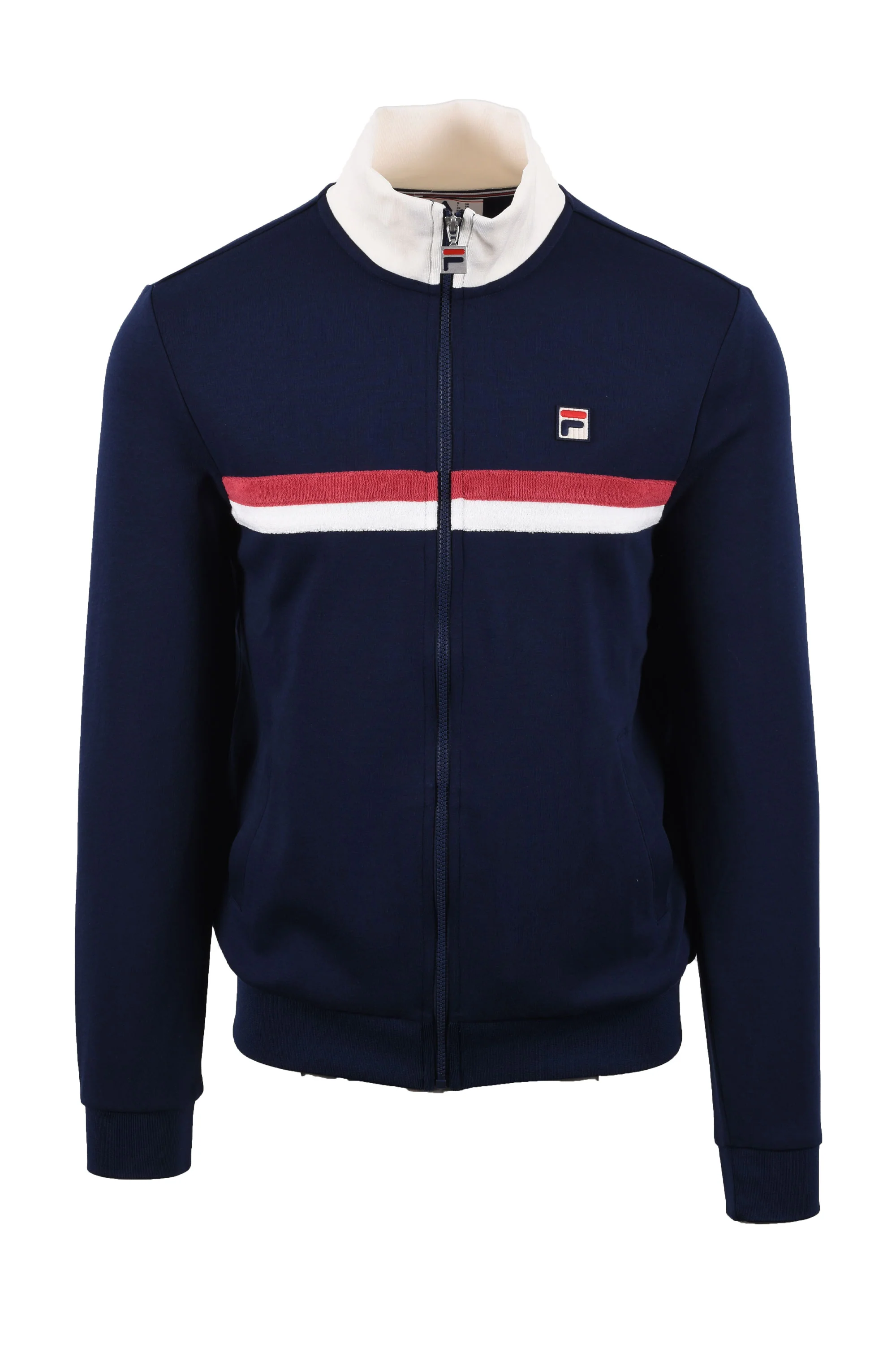 FILA ENRICO TRACK JACKET FILA NAVY/GARDENIA/GARNET