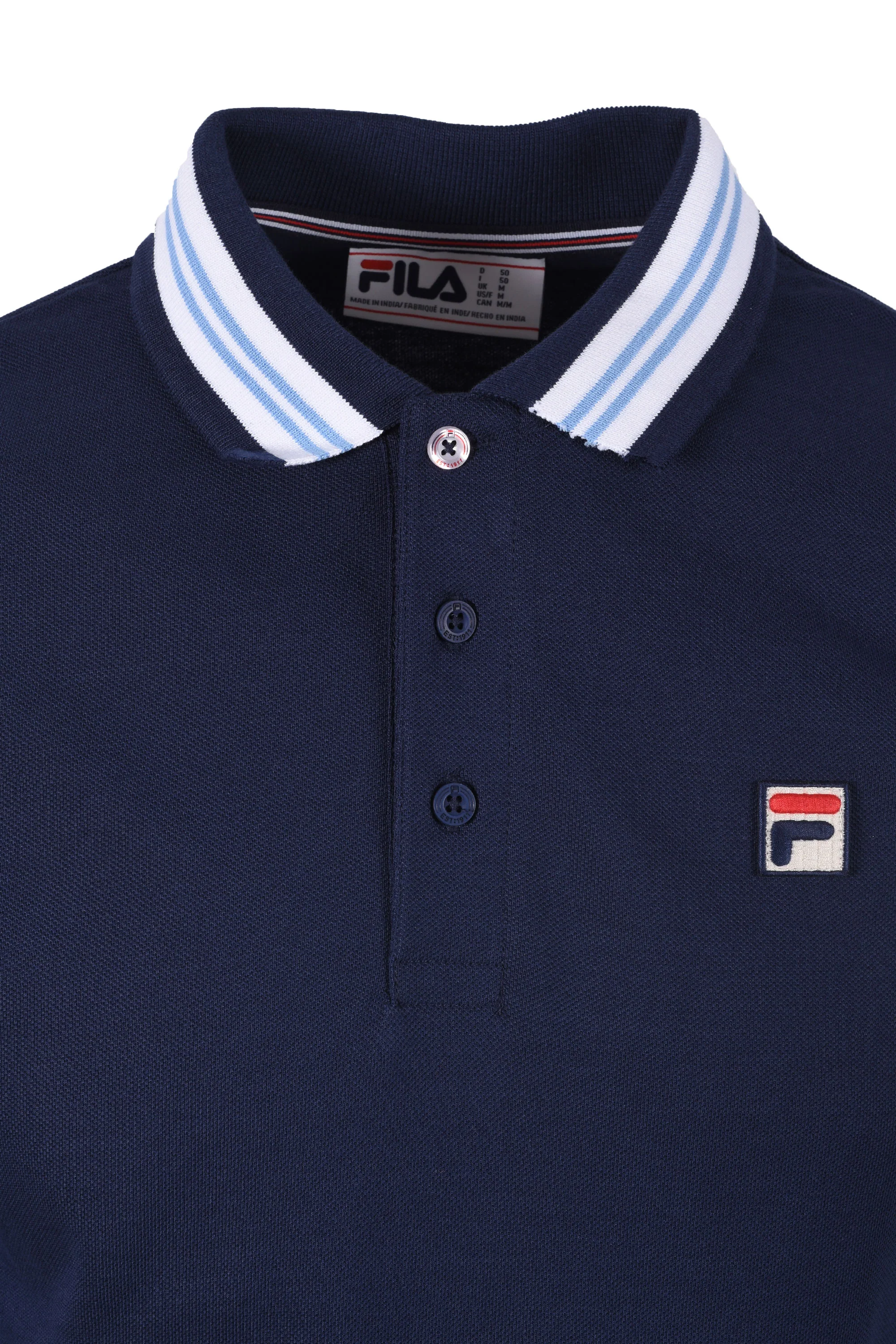 Fila Faraz Tipped Polo Fila Navy - Image 2