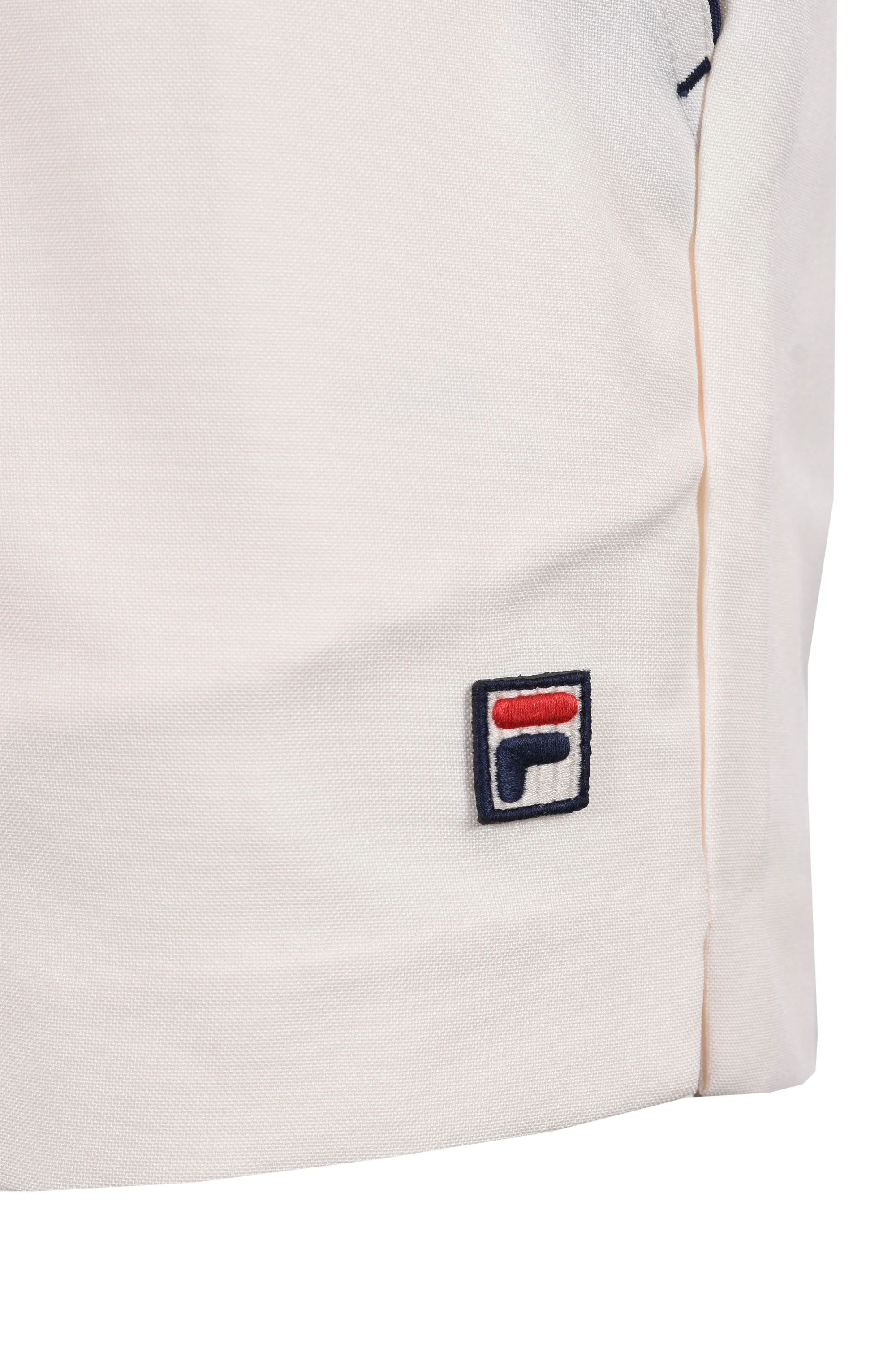 FILA HIGHTIDE 4 TERRY POCKET STRIPE SHORTS GARDENIA/FILA NAVY - Image 3