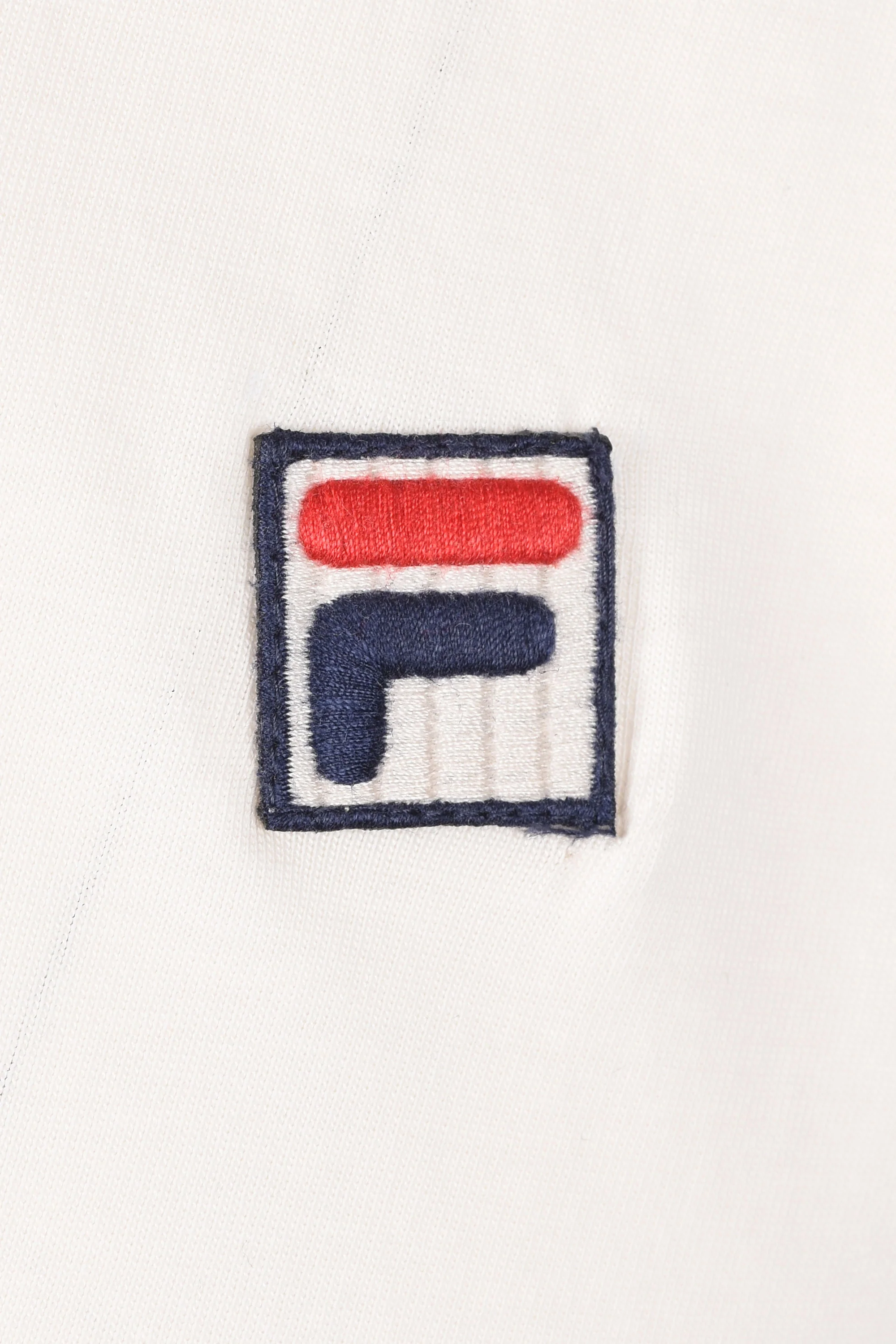 Fila Vintage Marconi Essential Ringer T-Shirt Gardenia/Fila Navy - Image 3