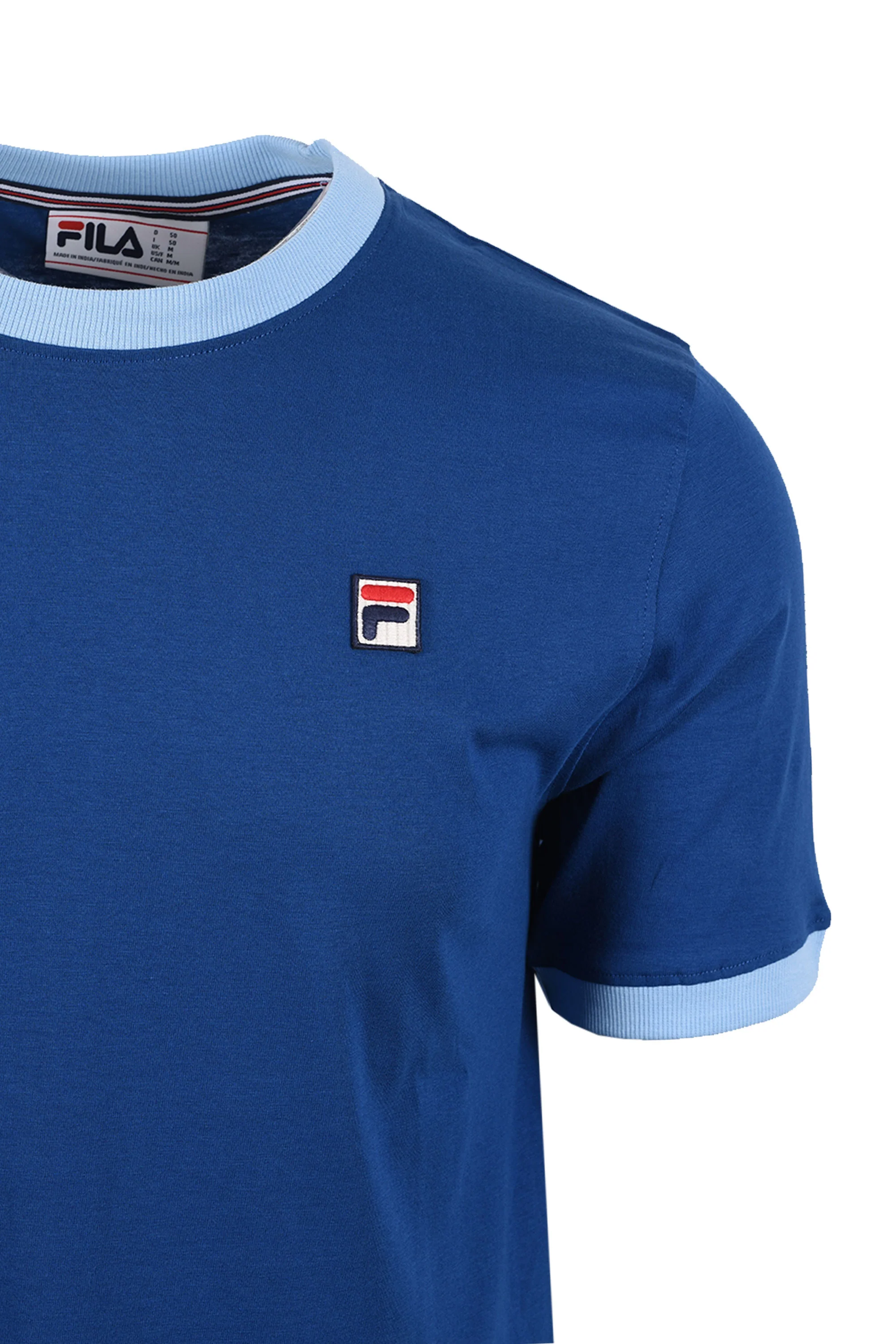 FILA MARCONI ESSENTIAL RINGER T-SHIRT LIMOGES/FROZEN FJORD - Image 2