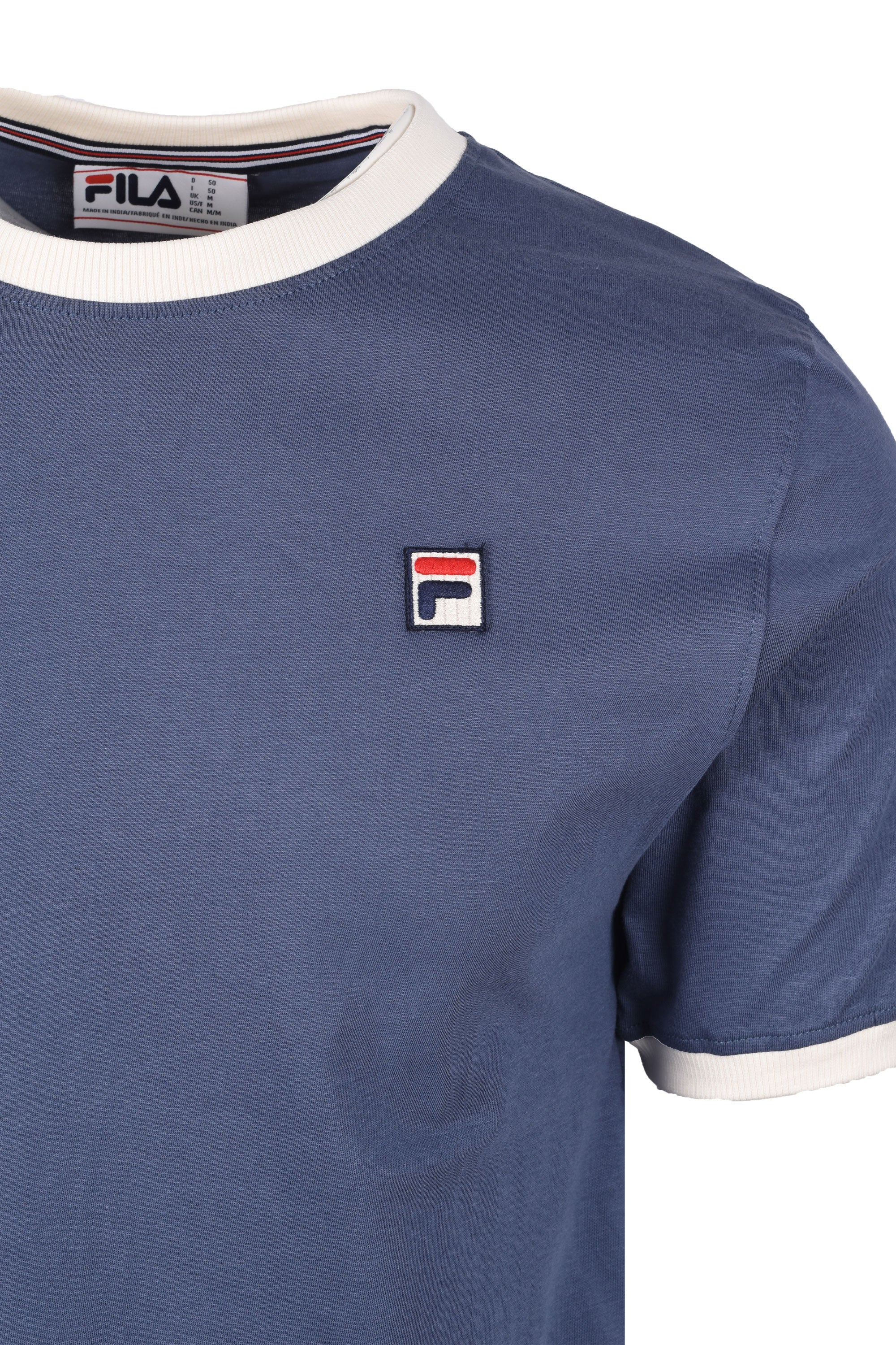Fila Vintage Marconi Ringer T-Shirt Vintage Indigo/Gardenia - Image 2