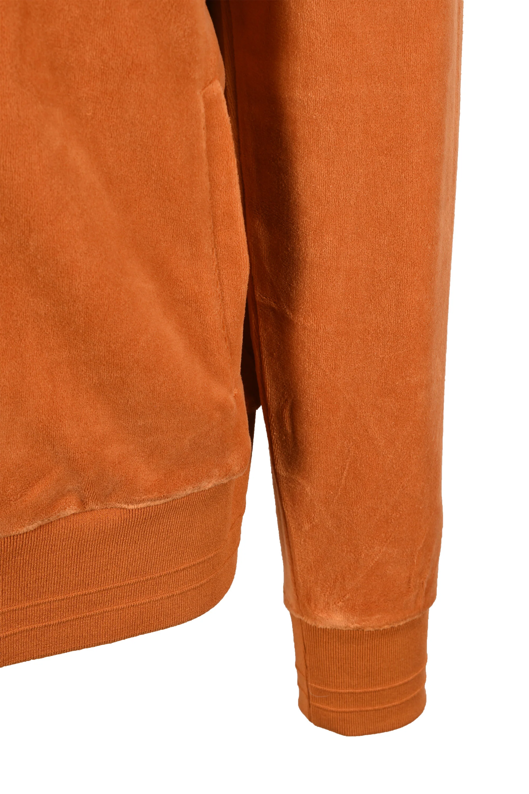 Fila Vintage Nero Velour Track Top Pumpkin Spice - Image 3