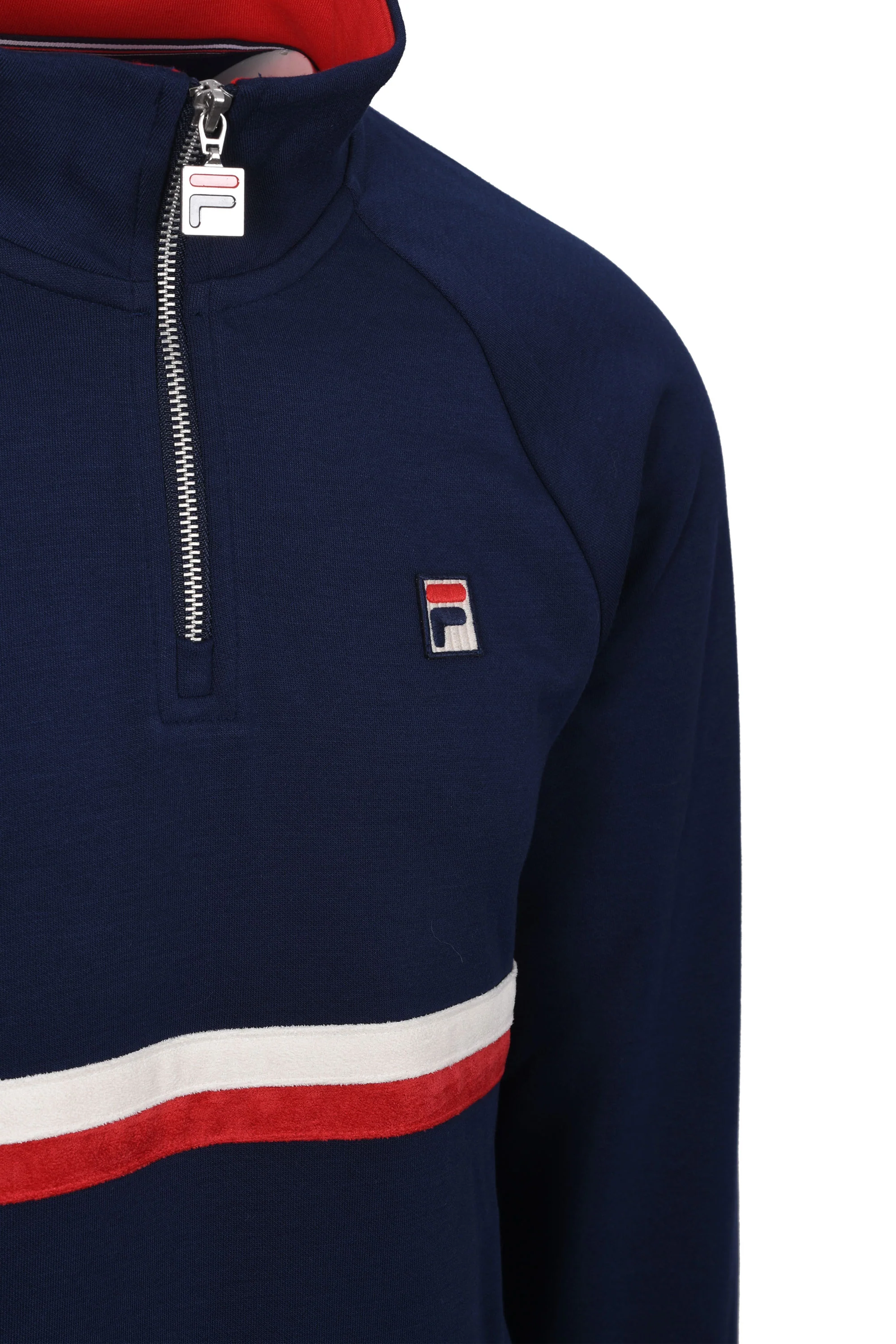 FILA ROLANDO HALF ZIP FILA NAVY/GARDENIA/FILA RED - Image 2