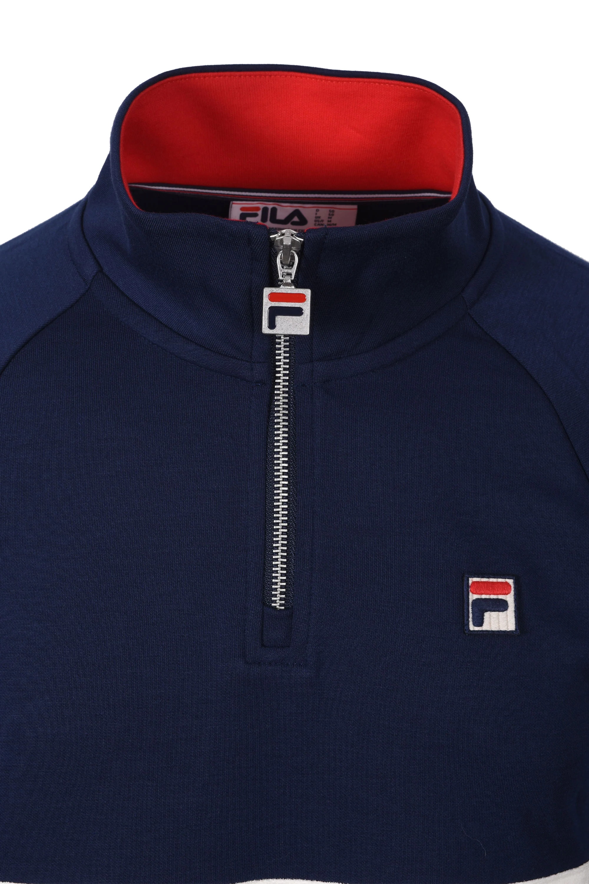 FILA ROLANDO HALF ZIP FILA NAVY/GARDENIA/FILA RED - Image 3