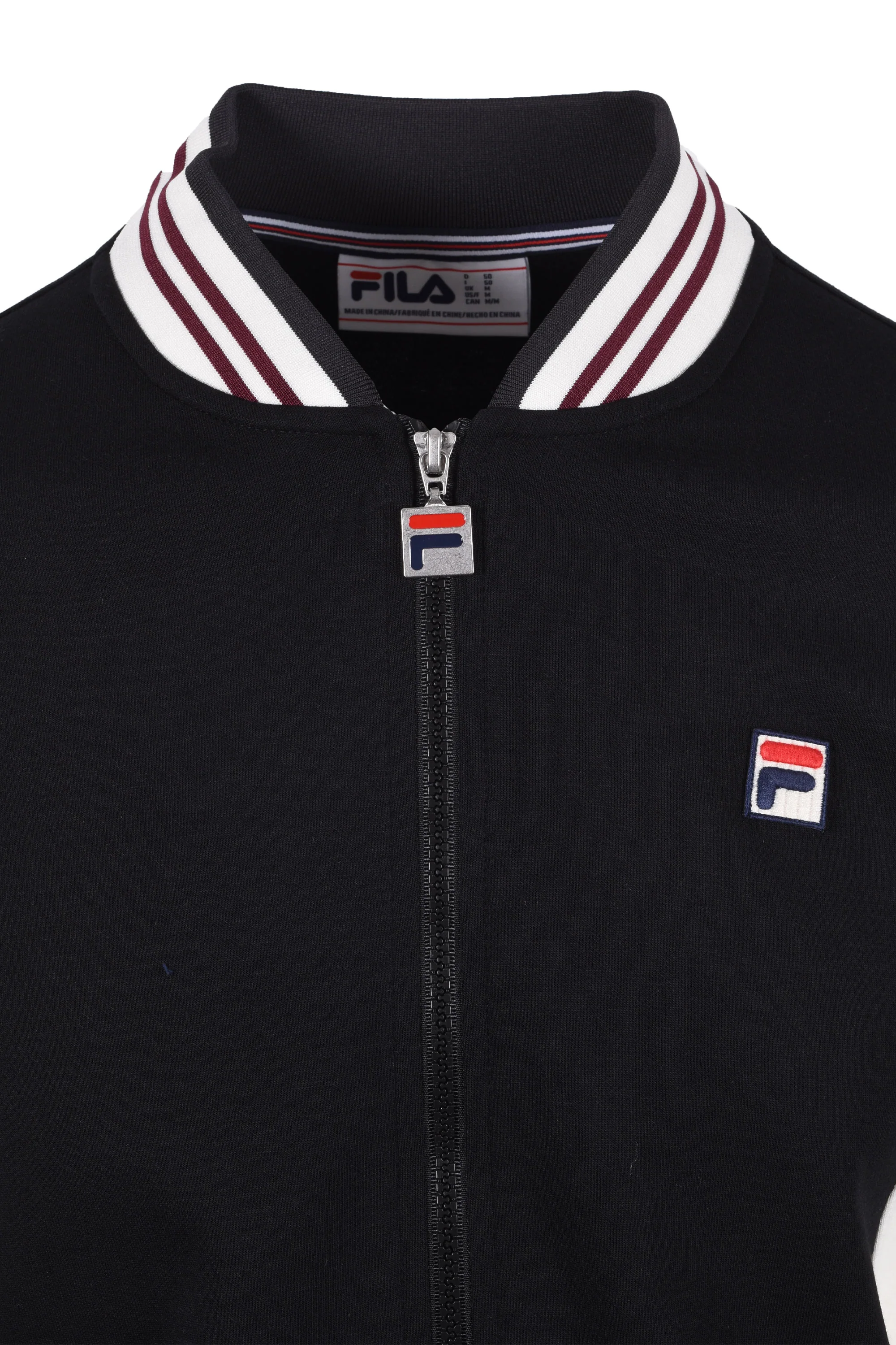 Fila Vintage Settanta Track Jacket Black/Gardenia/Charcoal - Image 3