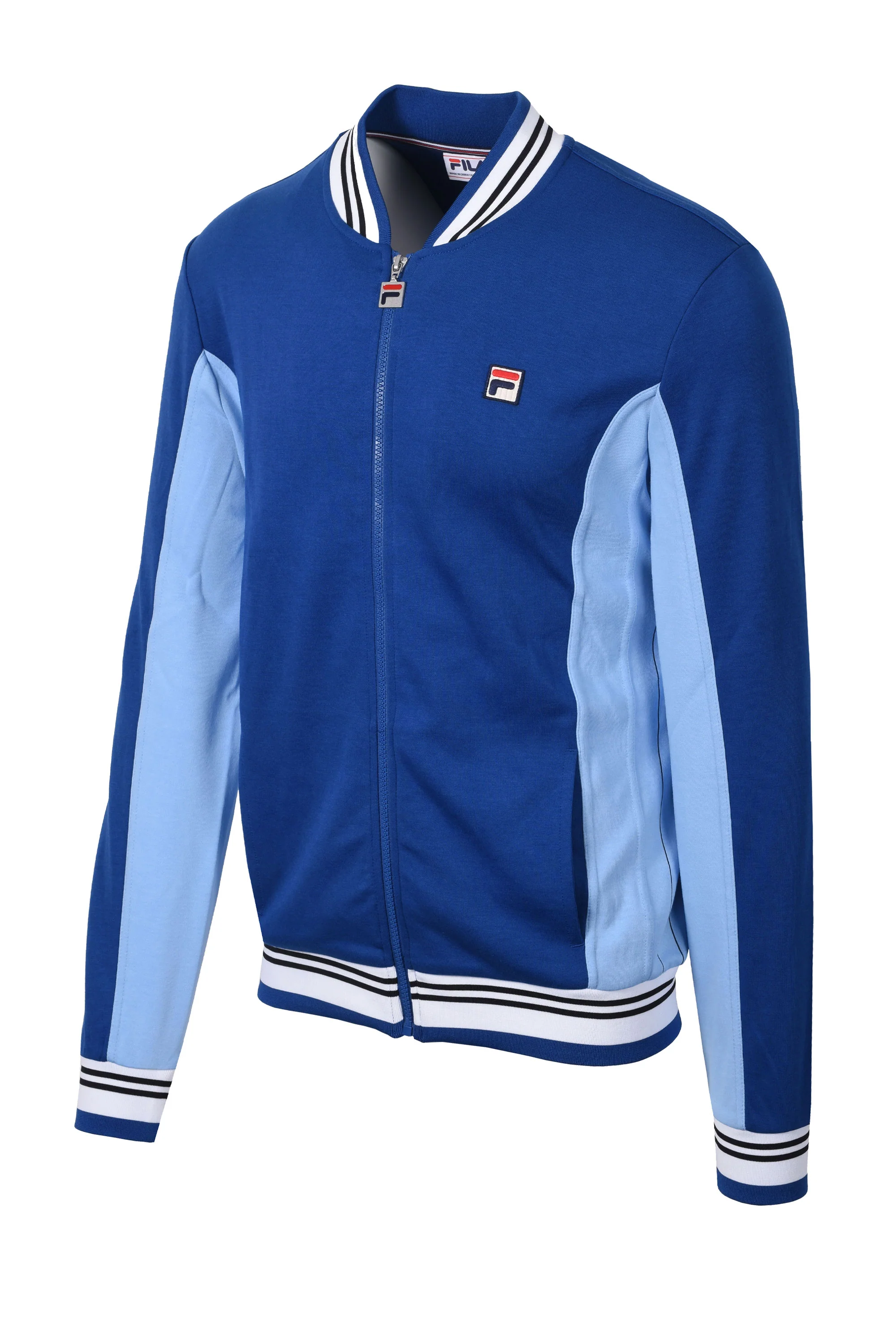 FILA SETTANTA TRACK JACKET LIMOGES/WHITE/NAVY - Image 2