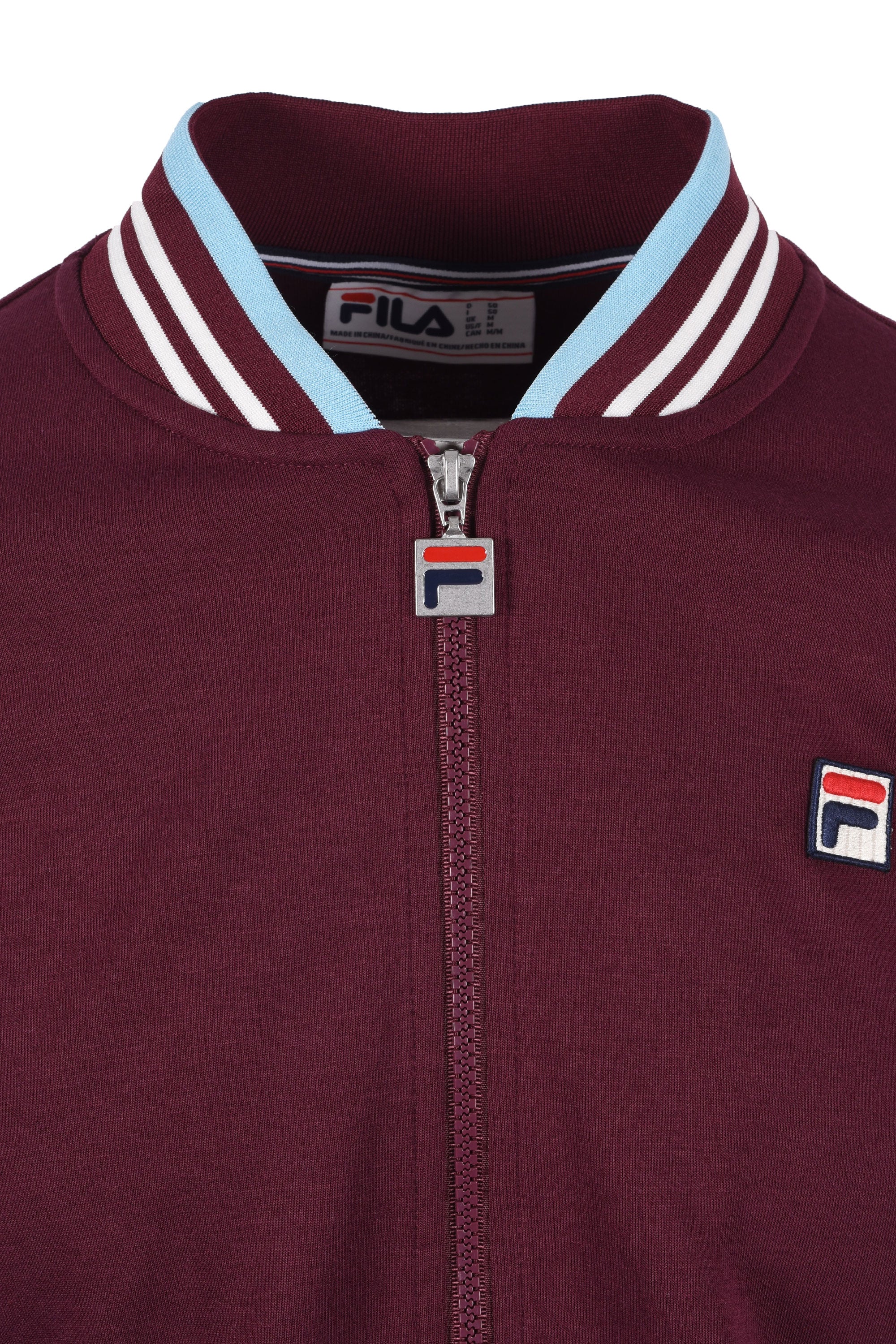 Fila Vintage Settanta Track Jacket Blue/Burgundy/White - Image 2