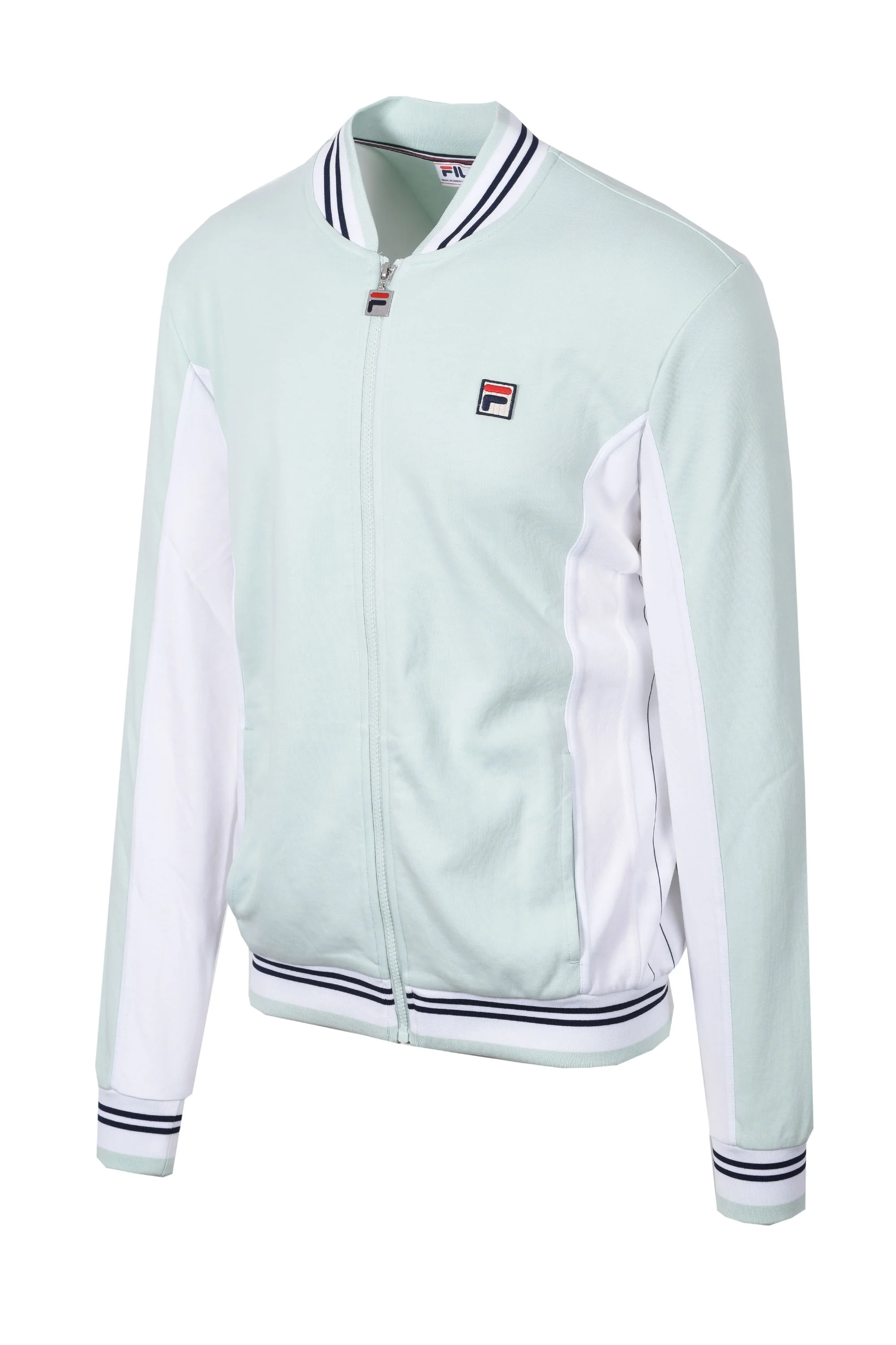 FILA SETTANTA TRACK TOP SURF SPRAY/NAVY/WHITE - Image 2