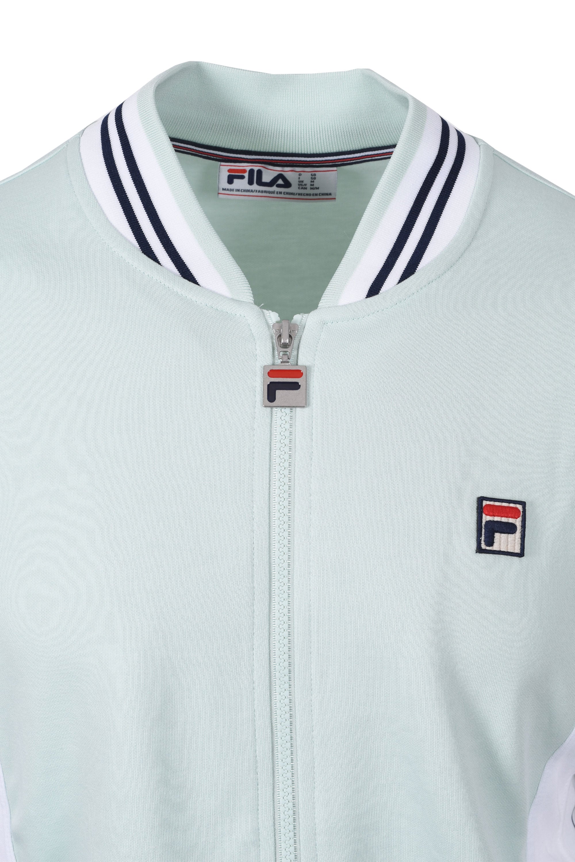 FILA SETTANTA TRACK TOP SURF SPRAY/NAVY/WHITE - Image 3