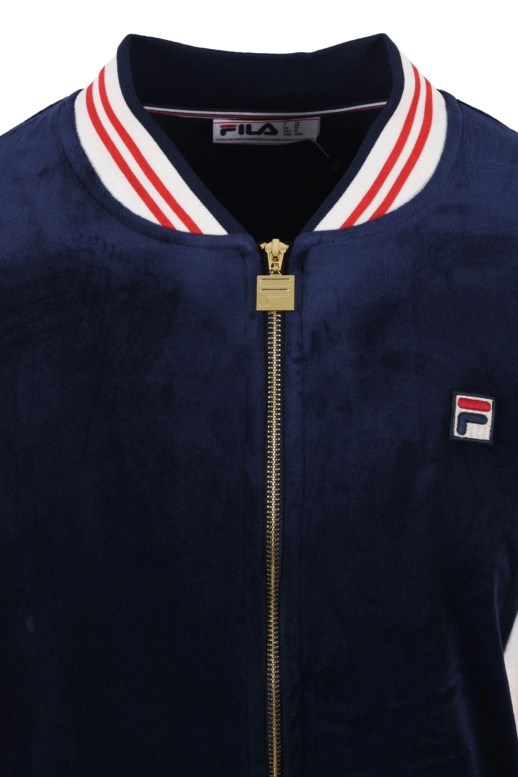 Fila Vintage Miguel Track Jacket Navy/Red/White - Image 3