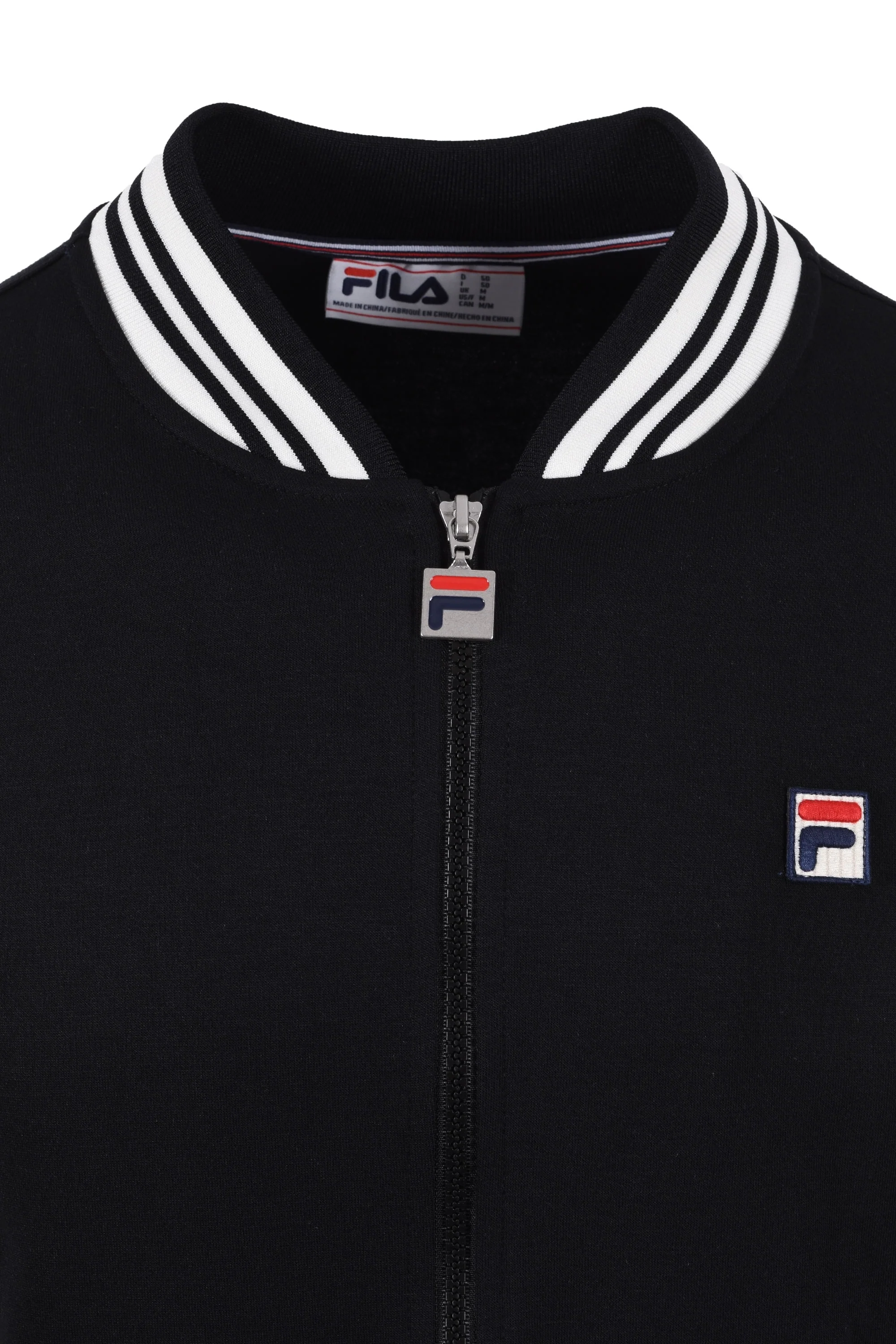 Fila Vintage Settanta Track Jacket Black/Gardenia - Image 3