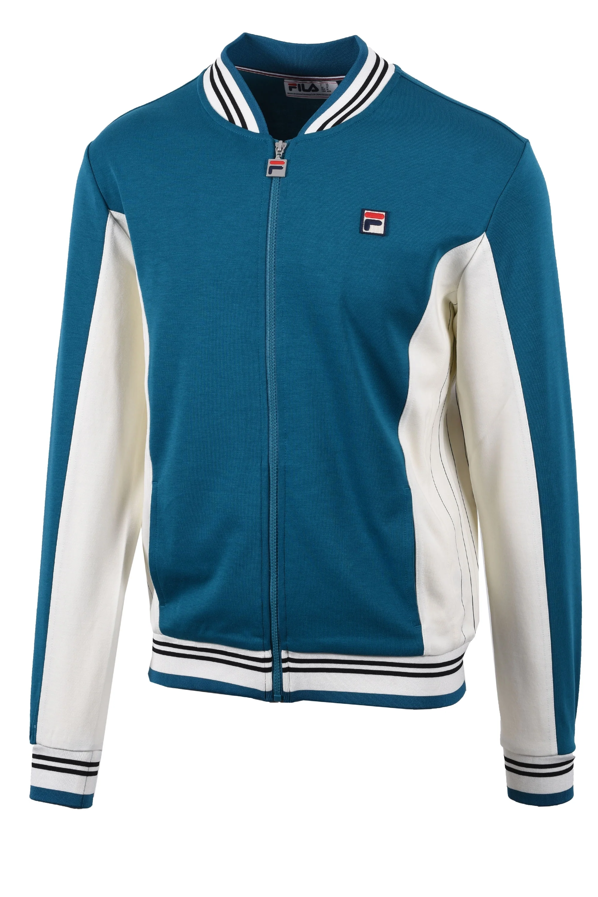 Fila Vintage Settanta Track Jacket Deep Lagoon/Gardenia/Black - Image 4
