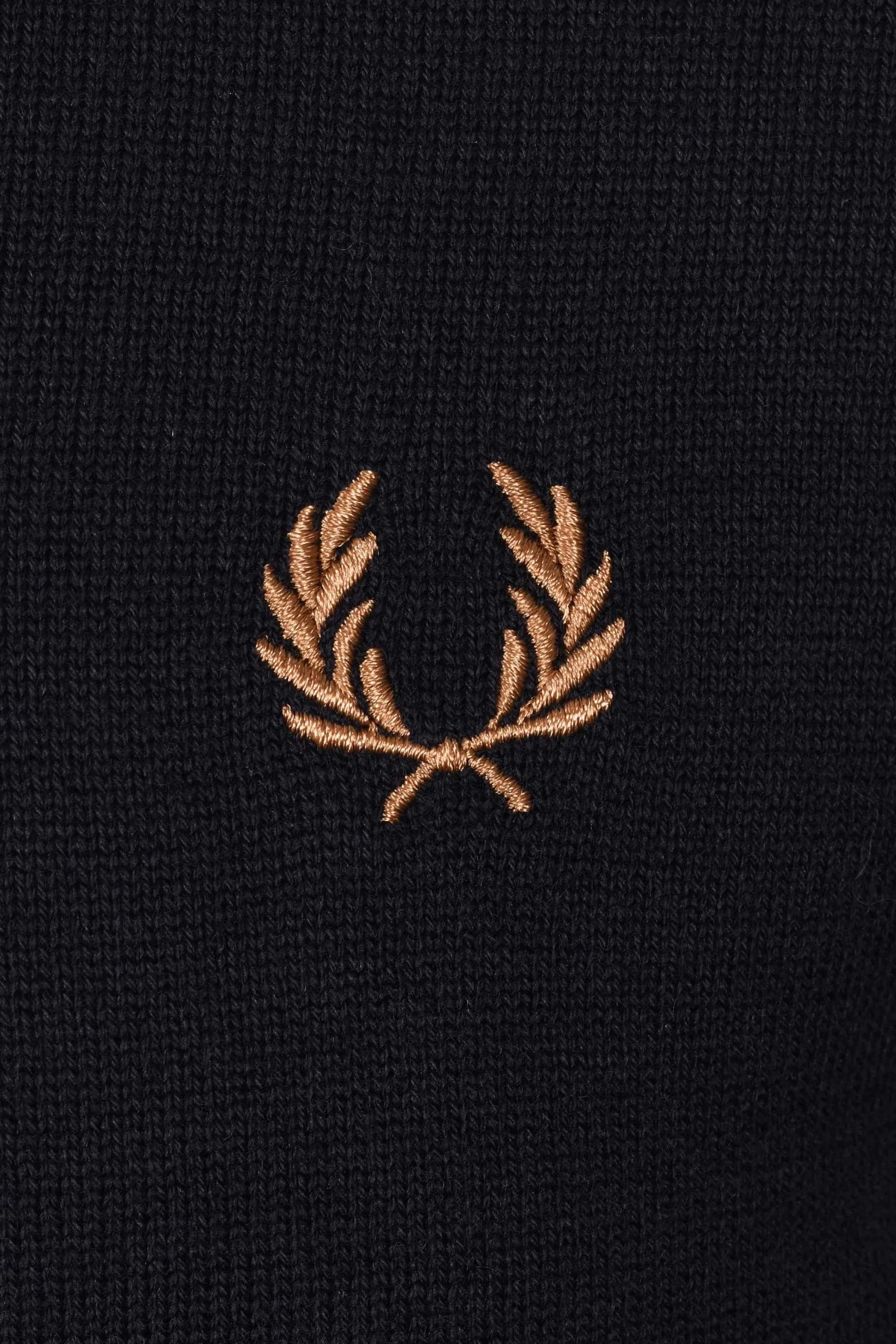 Fred Perry Classic Crew Neck Knitwear Navy - Image 2