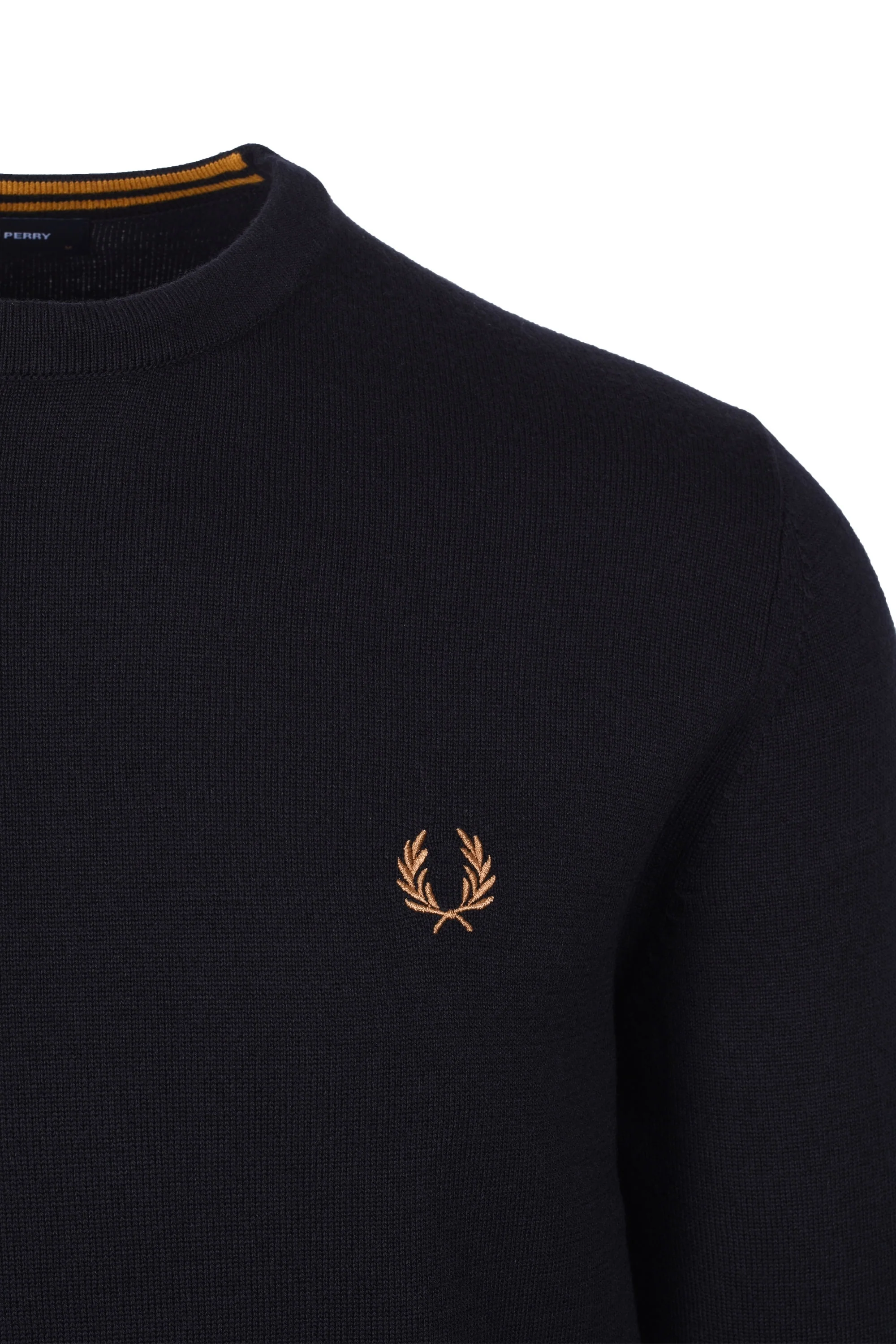 Fred Perry Classic Crew Neck Knitwear Navy - Image 3