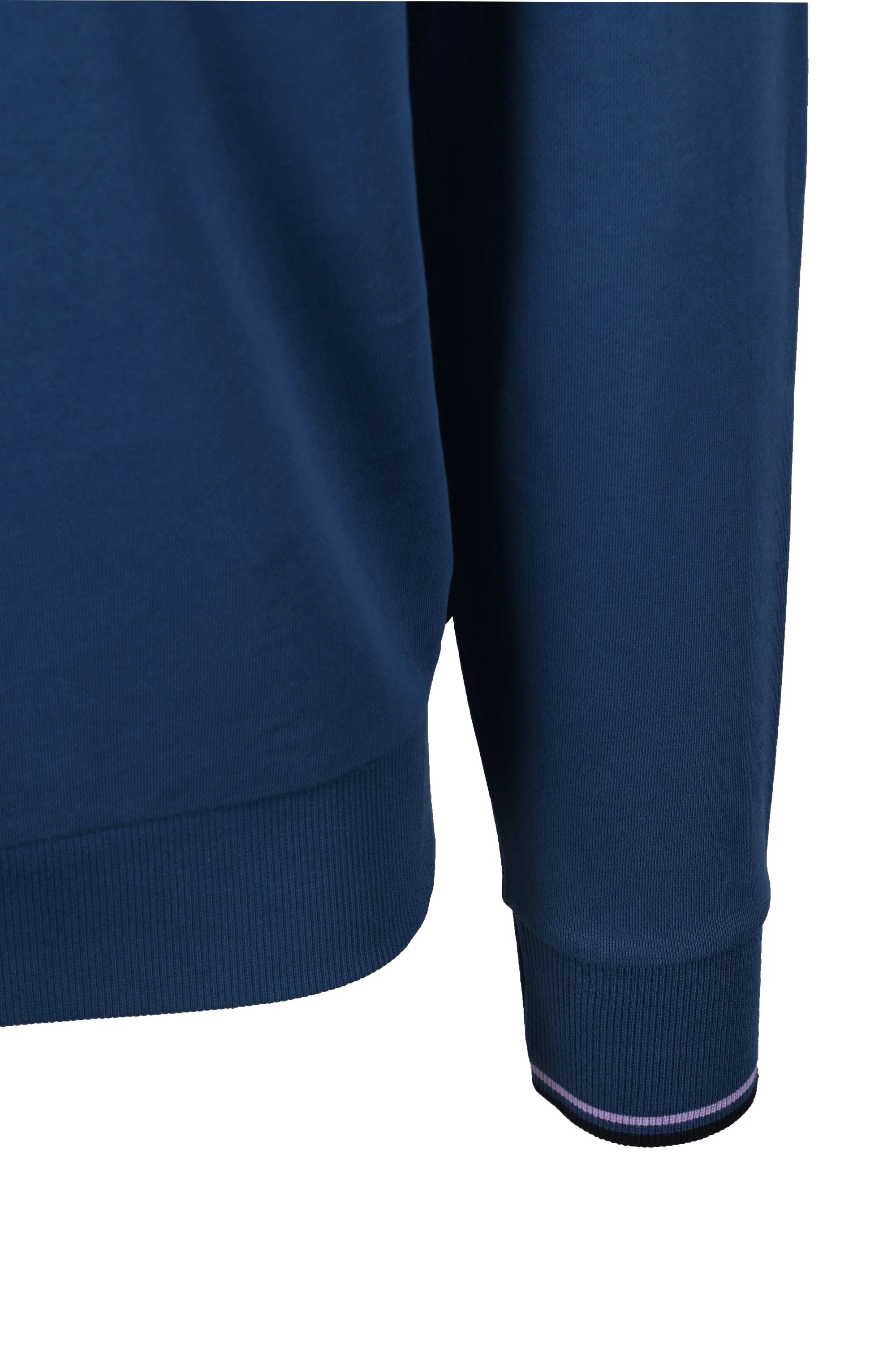 Fred Perry Crew Neck Sweatshirt Midnight Blue/Navy/Ultra Violet - Image 4