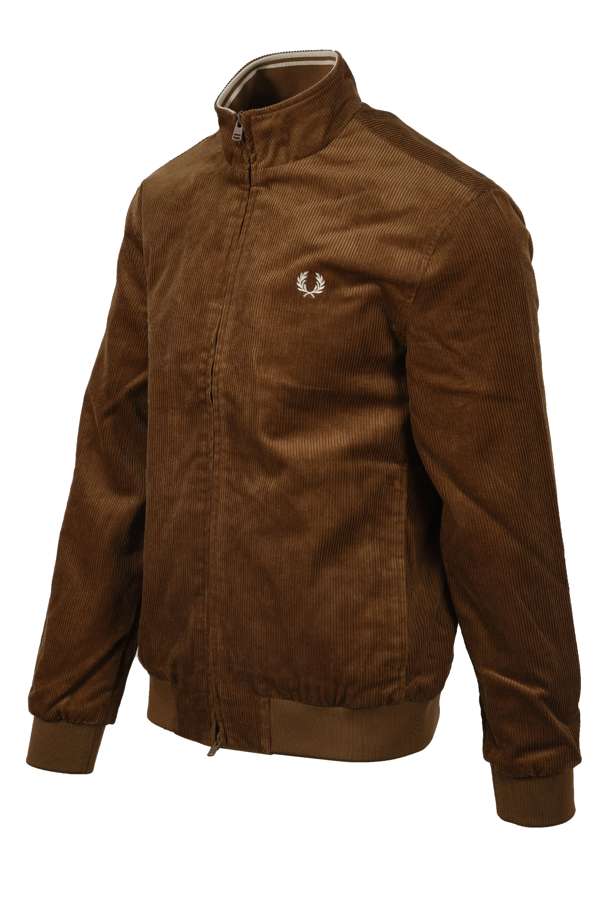 Fred Perry Cord Brentham Jacket Shaded Stone - Image 2