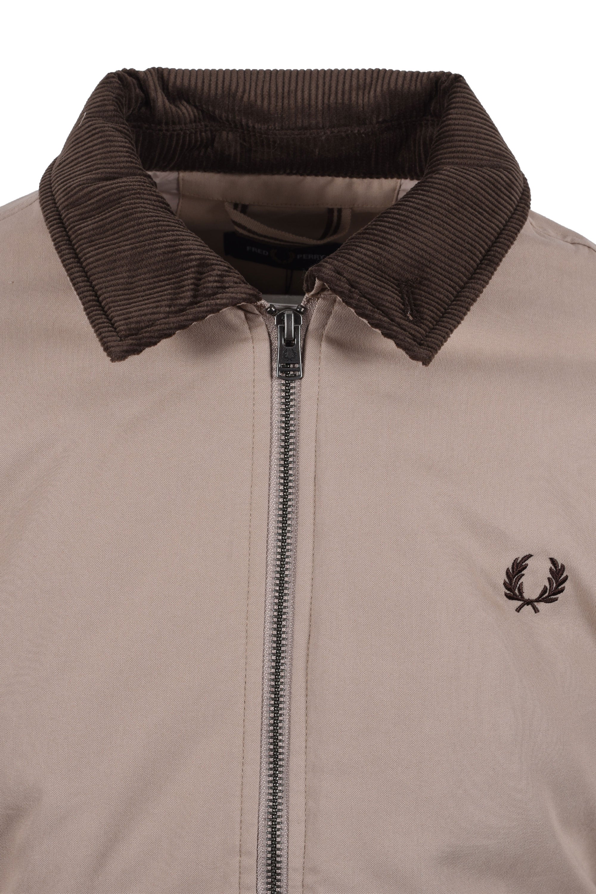 FRED PERRY COTTON CABAN JACKET WARM OAT - Image 2