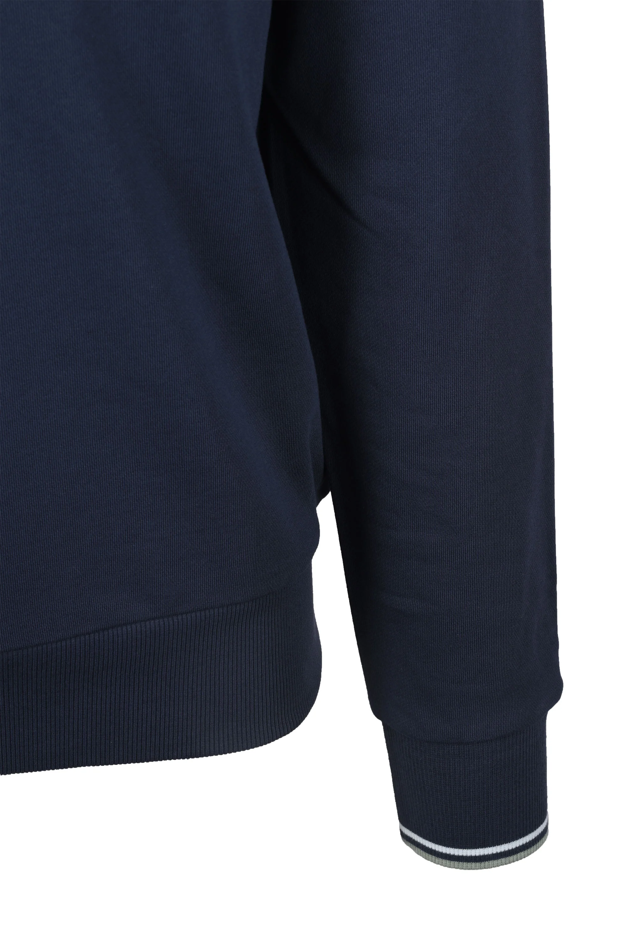 Fred Perry Crew Neck Sweatshirt Dark Airforce/Bayleaf - Image 3