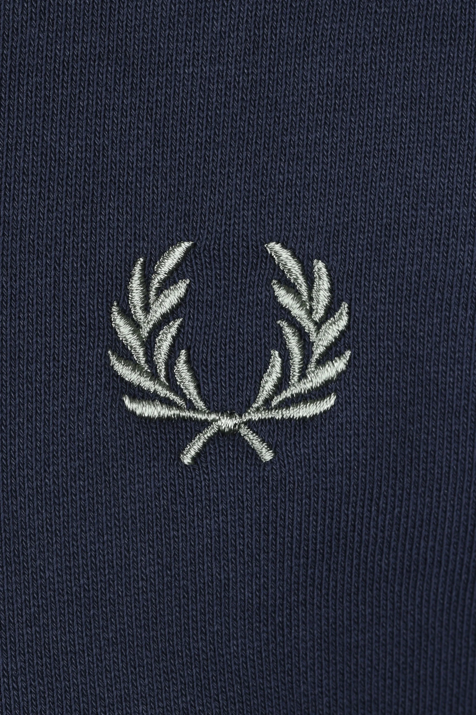 Fred Perry Crew Neck Sweatshirt Dark Airforce/Bayleaf - Image 4