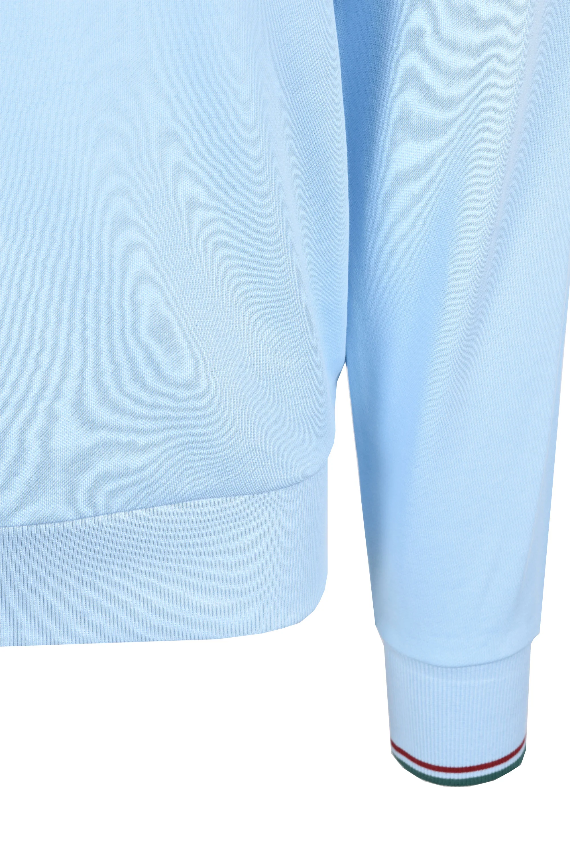 Fred Perry Crew Neck Sweatshirt Track Blue/Burnt Red/Green - Image 4