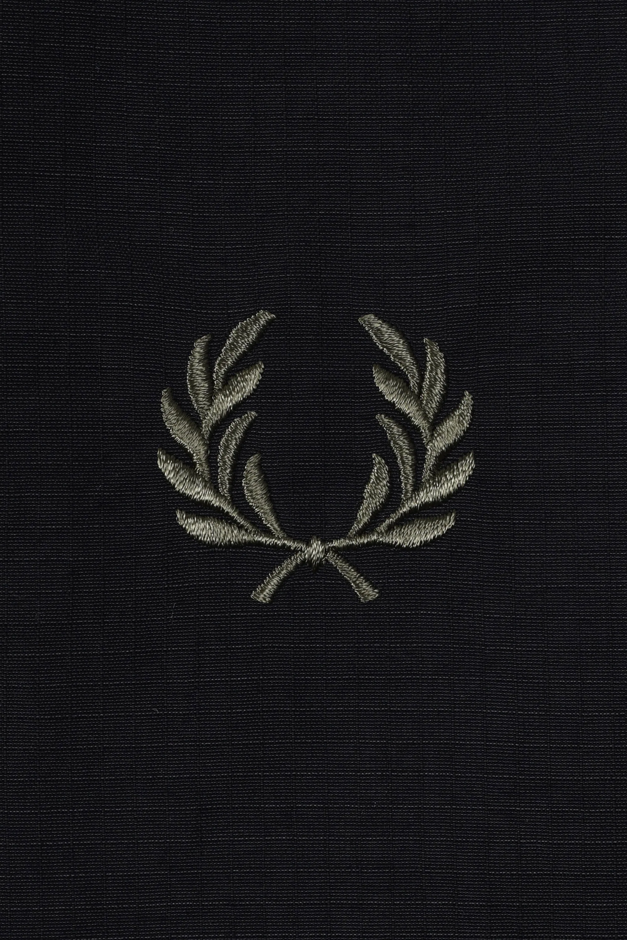 FRED PERRY CROPPED RIPSTOP PARKA BLACK - Image 3
