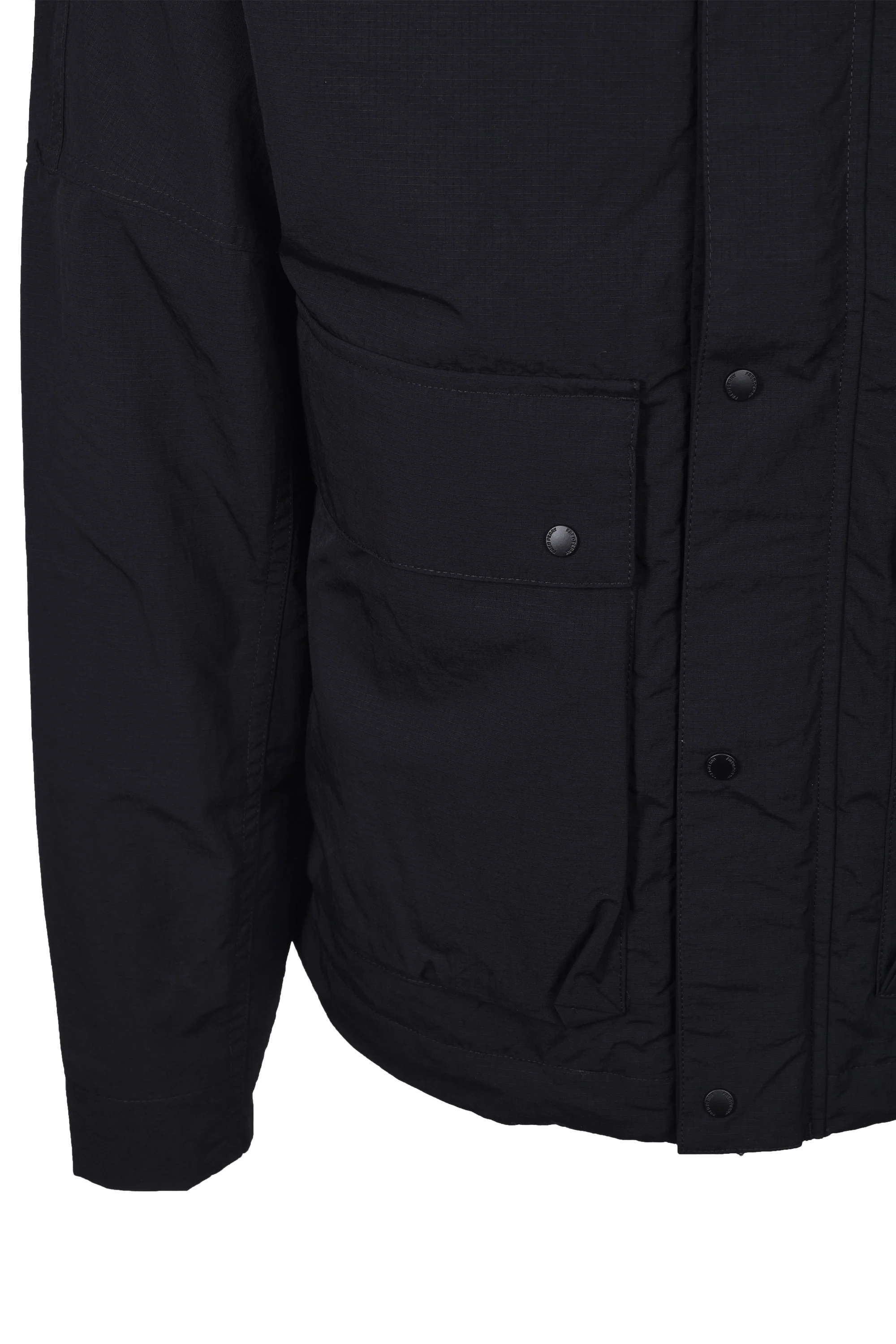 FRED PERRY CROPPED RIPSTOP PARKA BLACK - Image 4