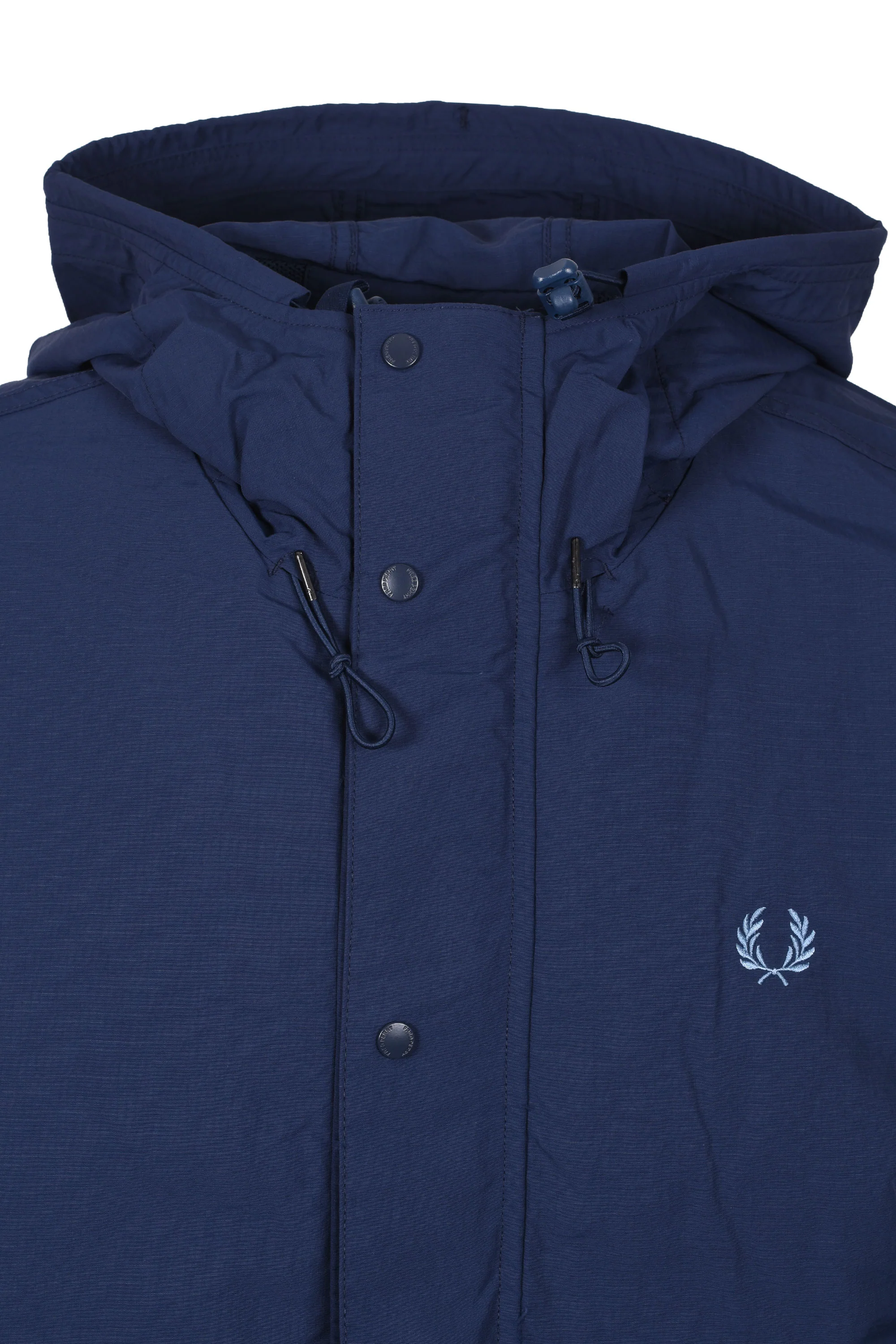 FRED PERRY CROPPED RIPSTOP PARKA TENNIS BLUE - Image 2