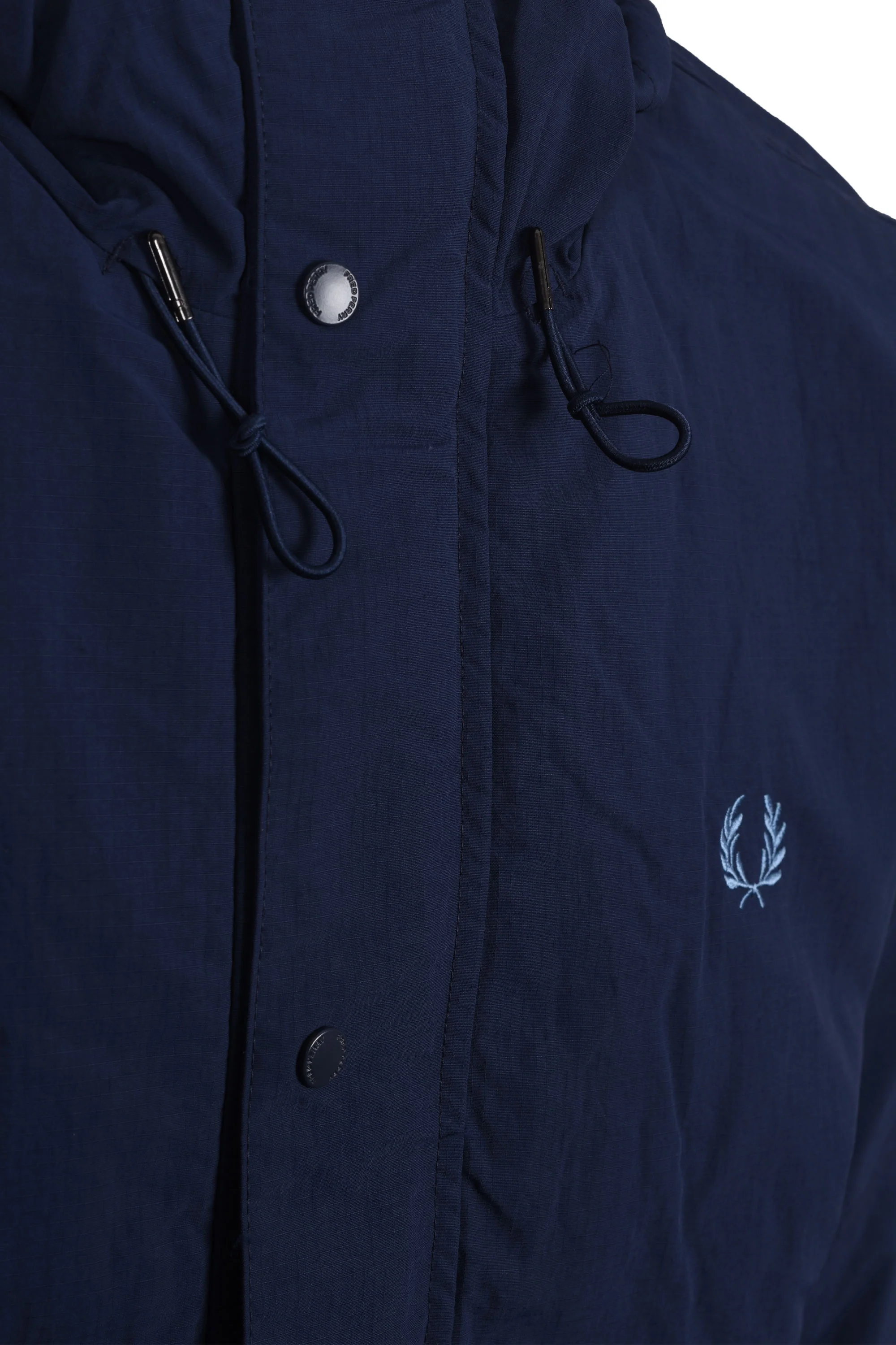 FRED PERRY CROPPED RIPSTOP PARKA TENNIS BLUE - Image 5