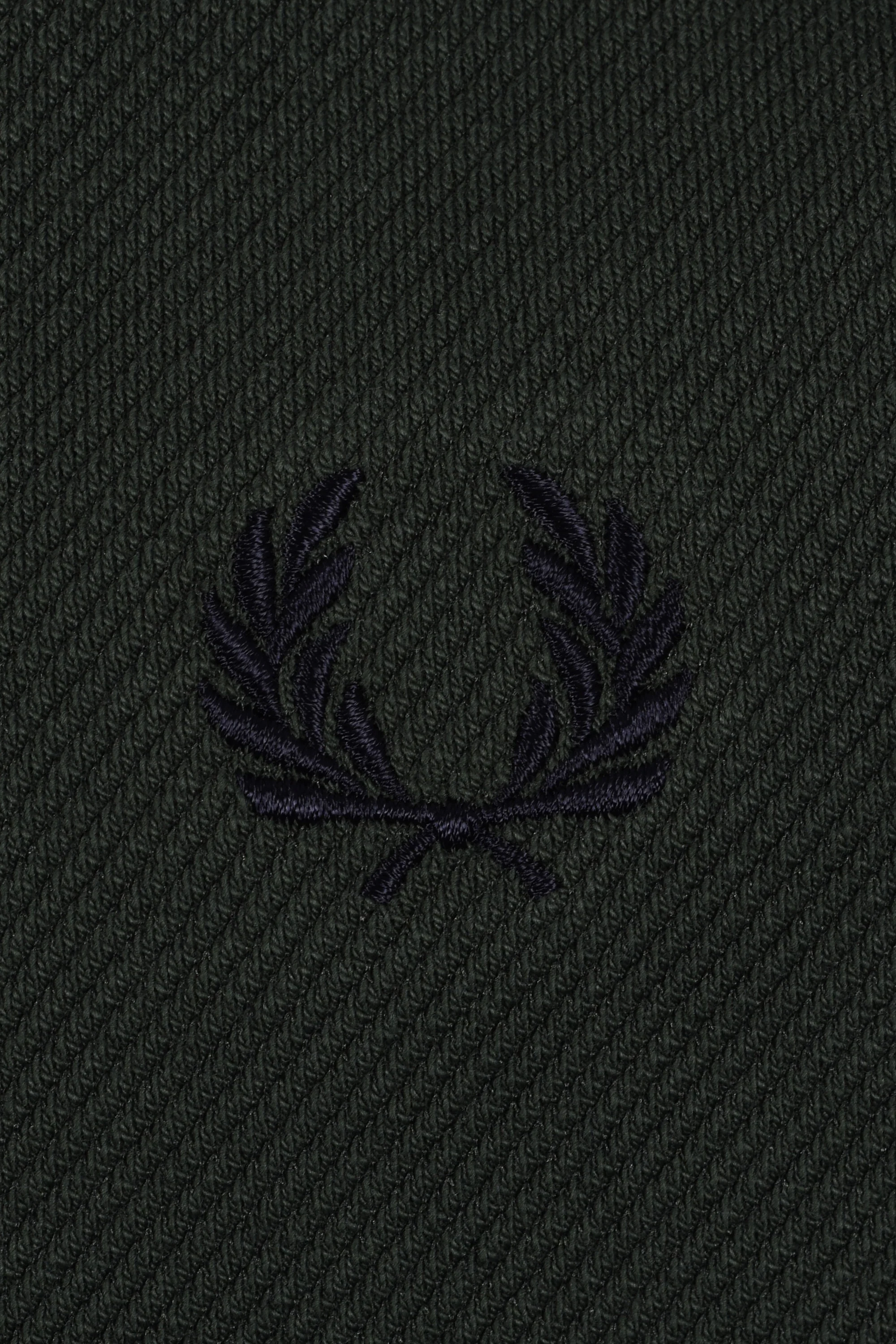 FRED PERRY DASH TAPED TRACK JACKET COURT GREEN - Image 3