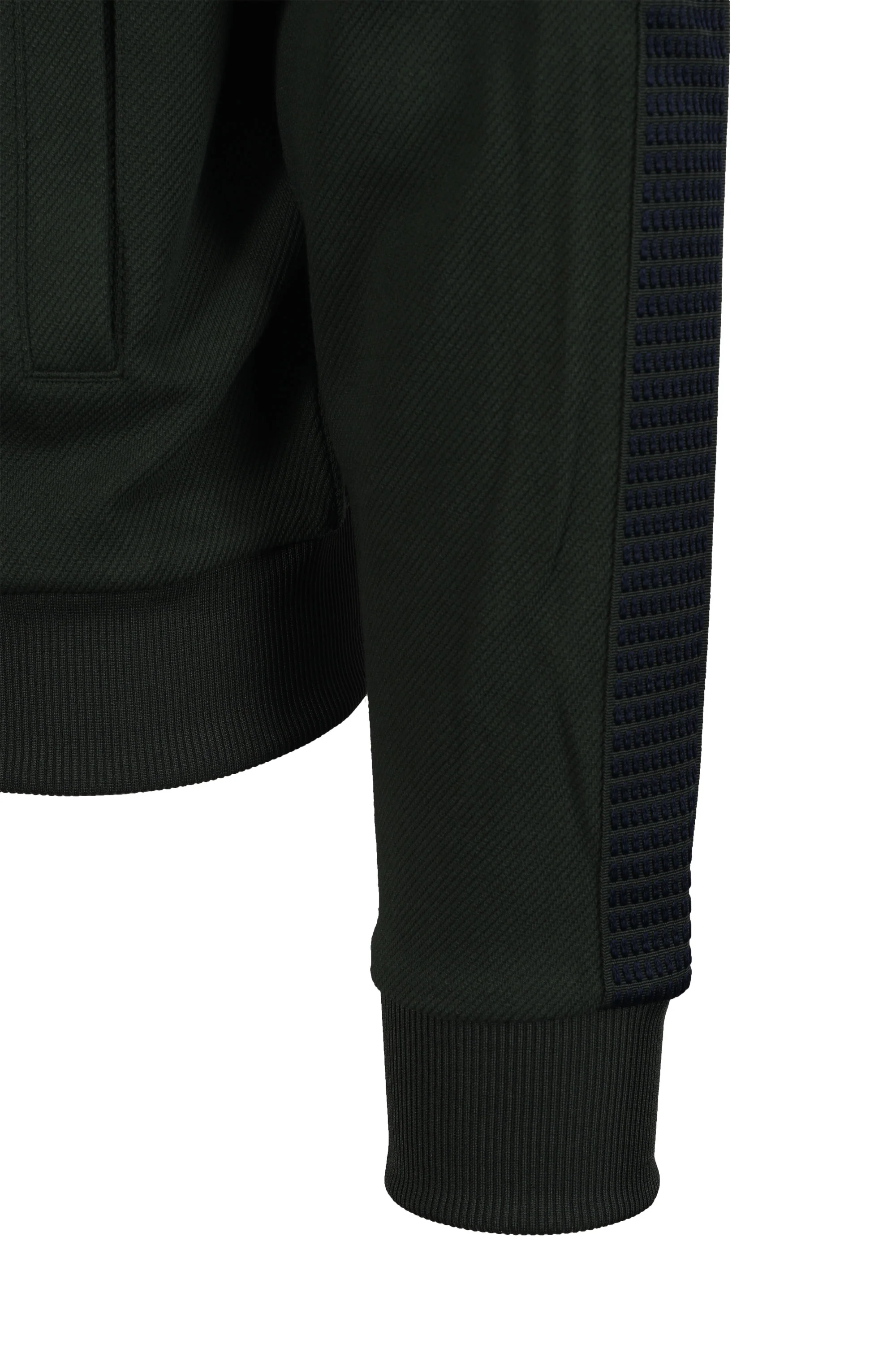 FRED PERRY DASH TAPED TRACK JACKET COURT GREEN - Image 5