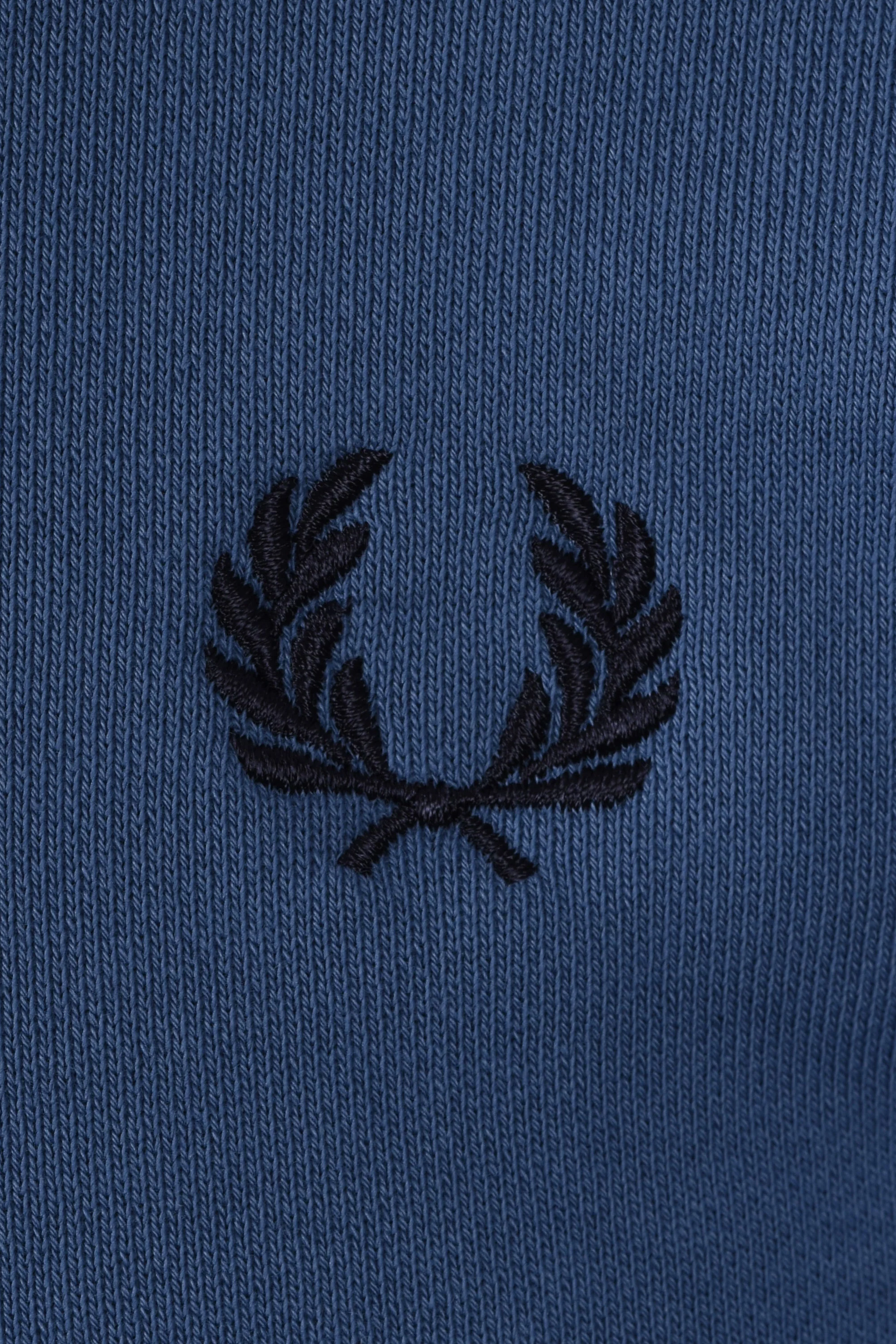 FRED PERRY HALF ZIP SWEATSHIRT ACE BLUE/WHITE/TENNIS BLUE - Image 3