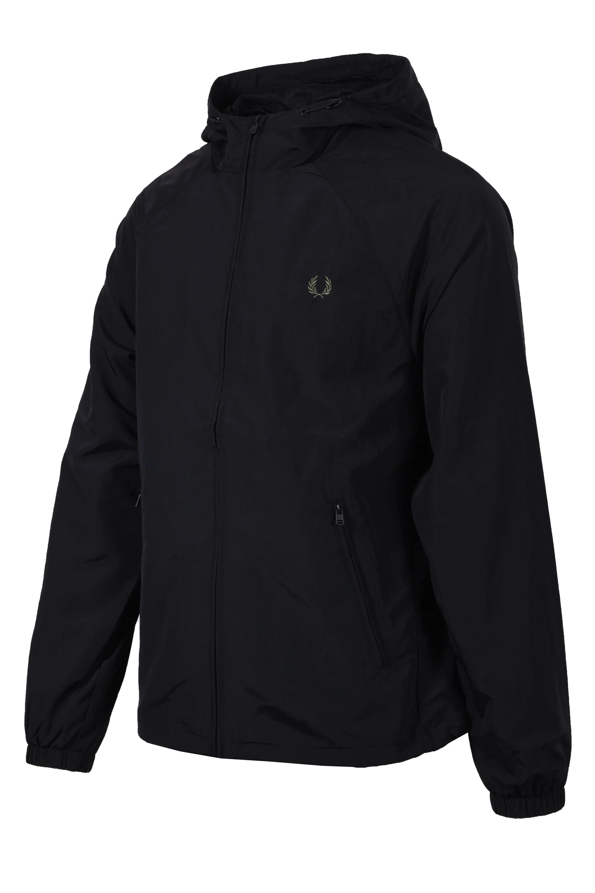 Fred Perry Hooded Shell Jacket Black - Image 2