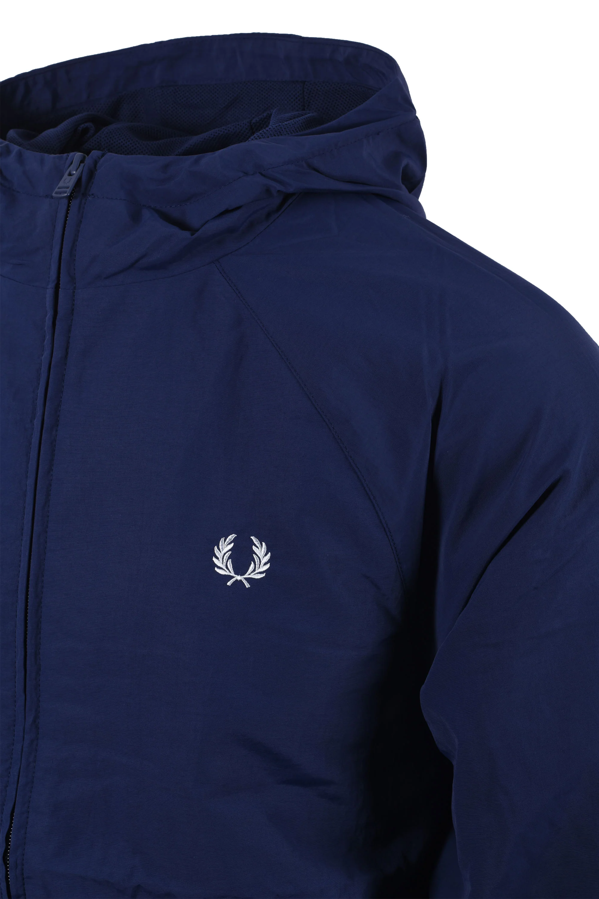 FRED PERRY HOODED SHELL JACKET FRENCH NAVY - Image 3